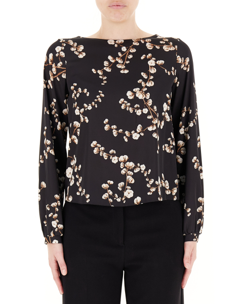 Blusa maniche lunghe