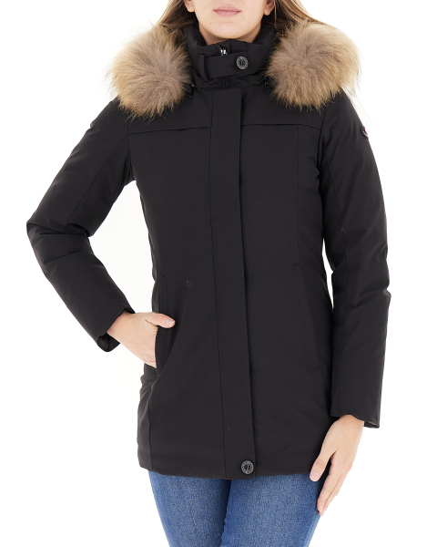 Parka cappuccio vera pelliccia