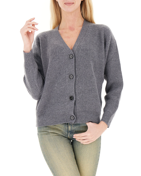 Cardigan scollo a V