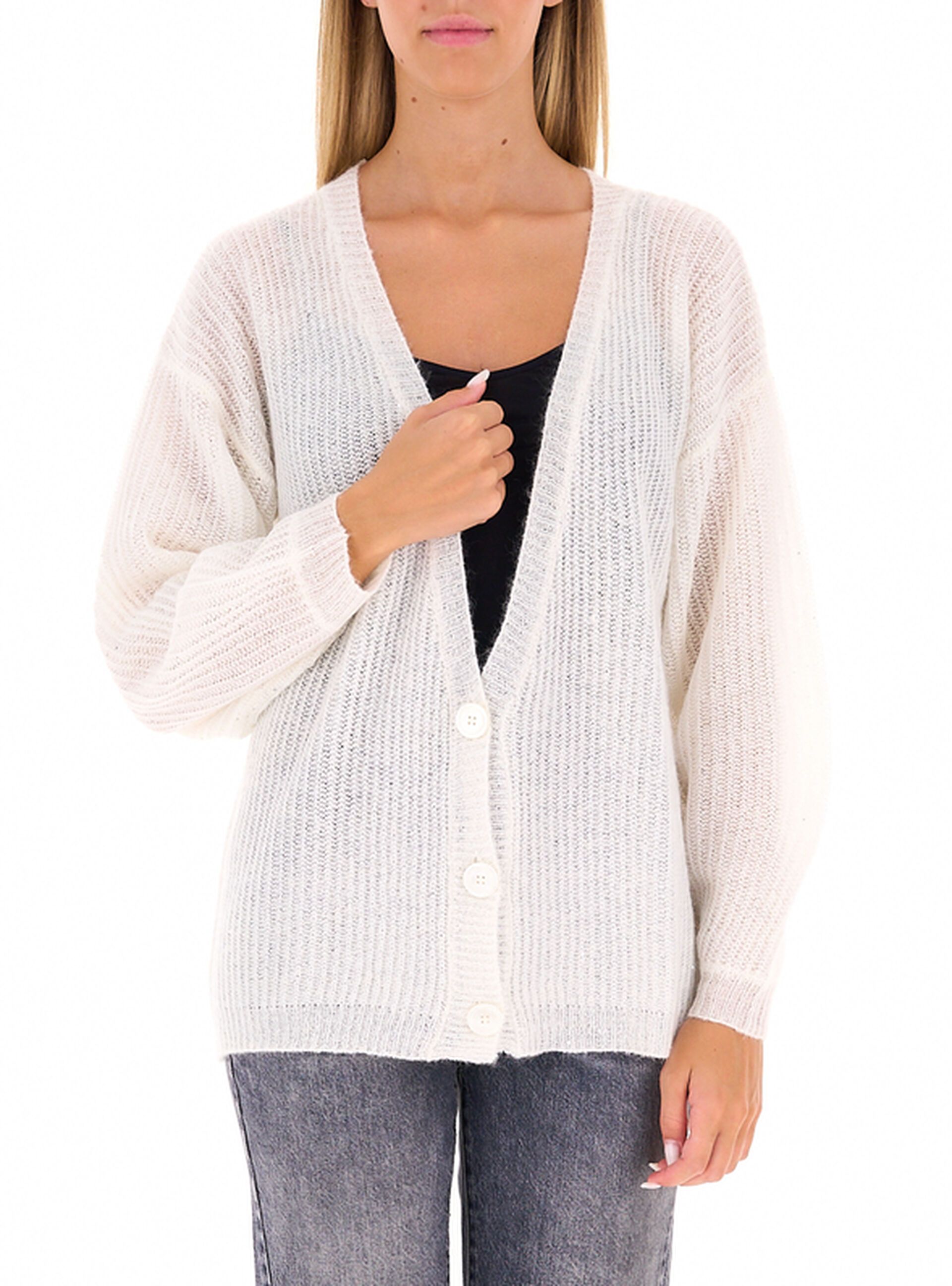 Cardigan scollo a V
