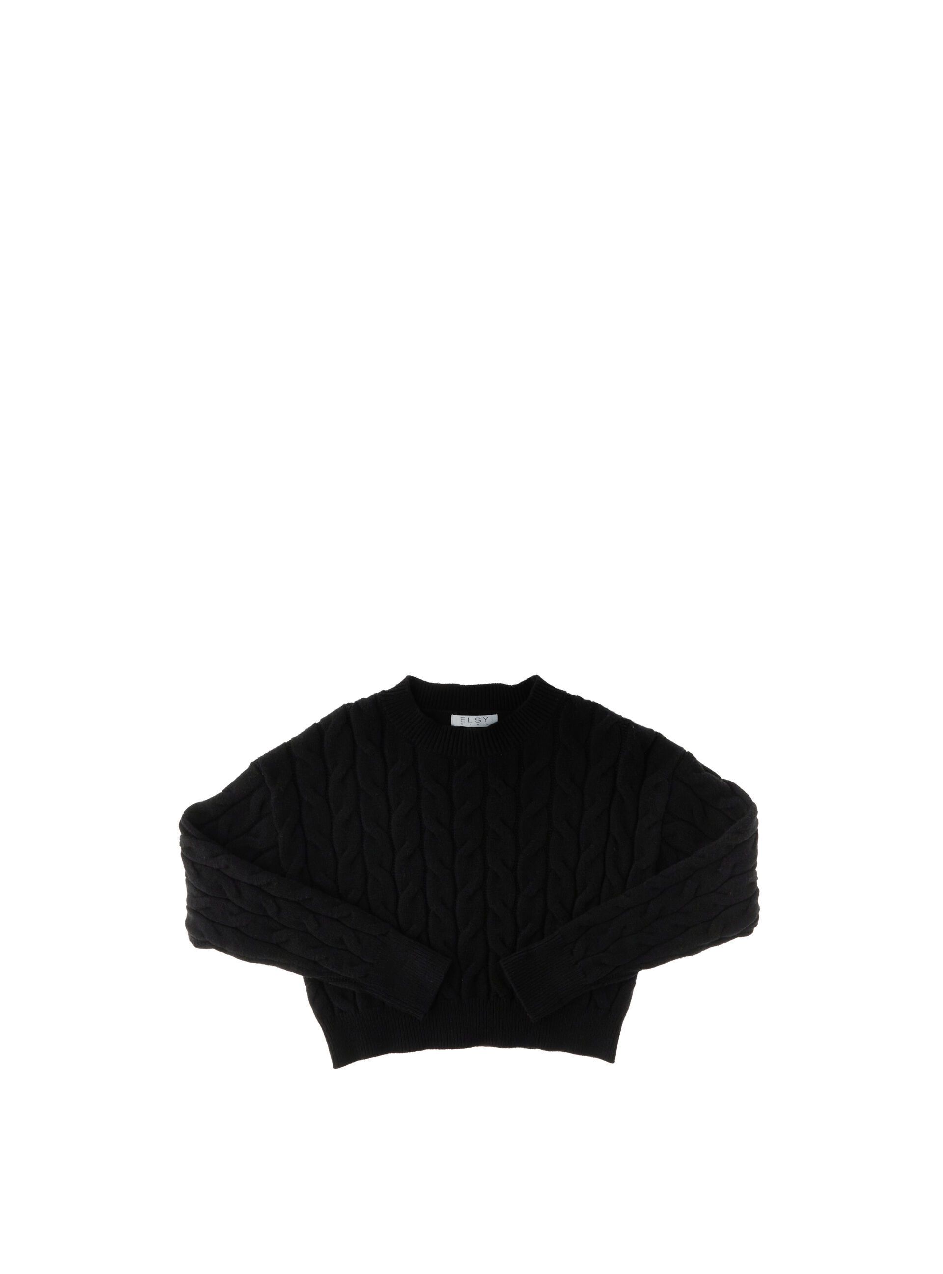 Maglione a trecce