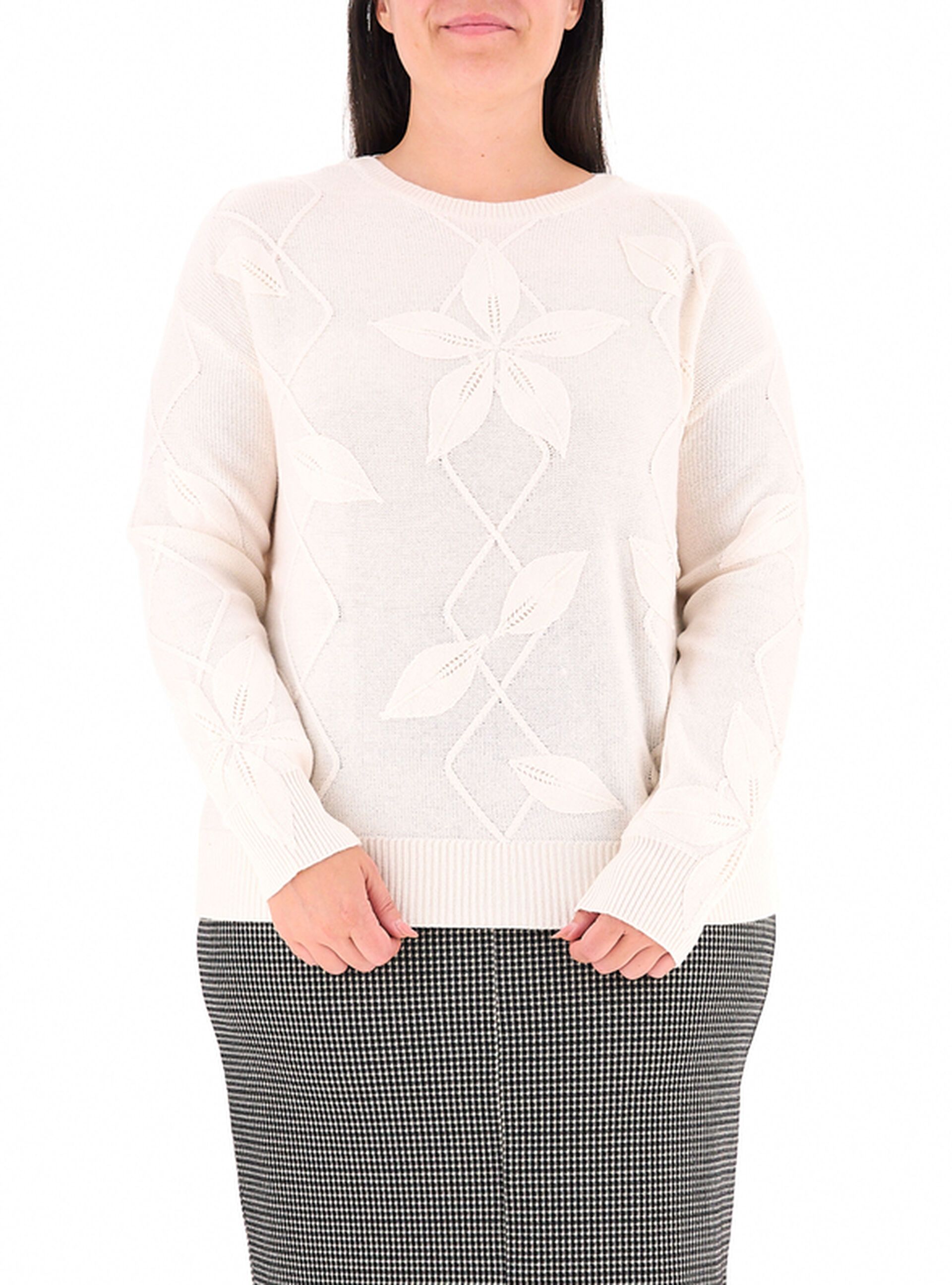 Maglione con ricami
