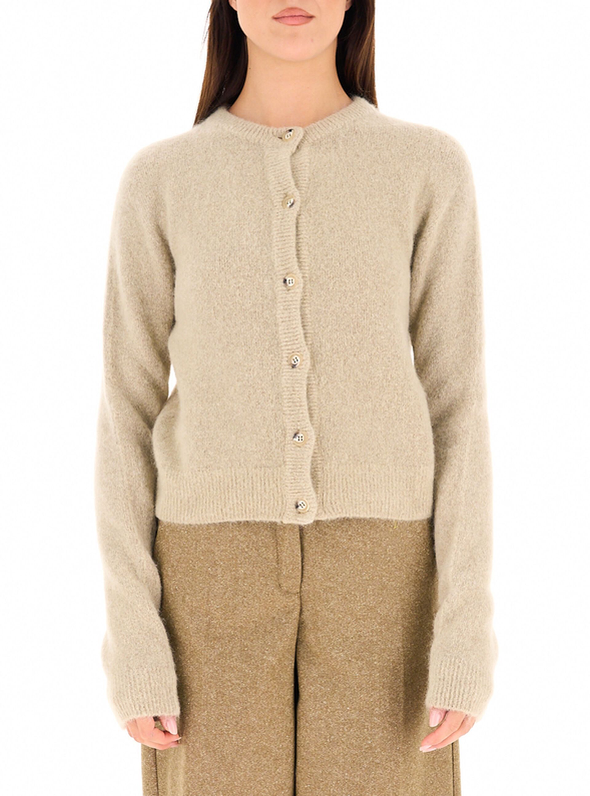 Cardigan misto alpaca