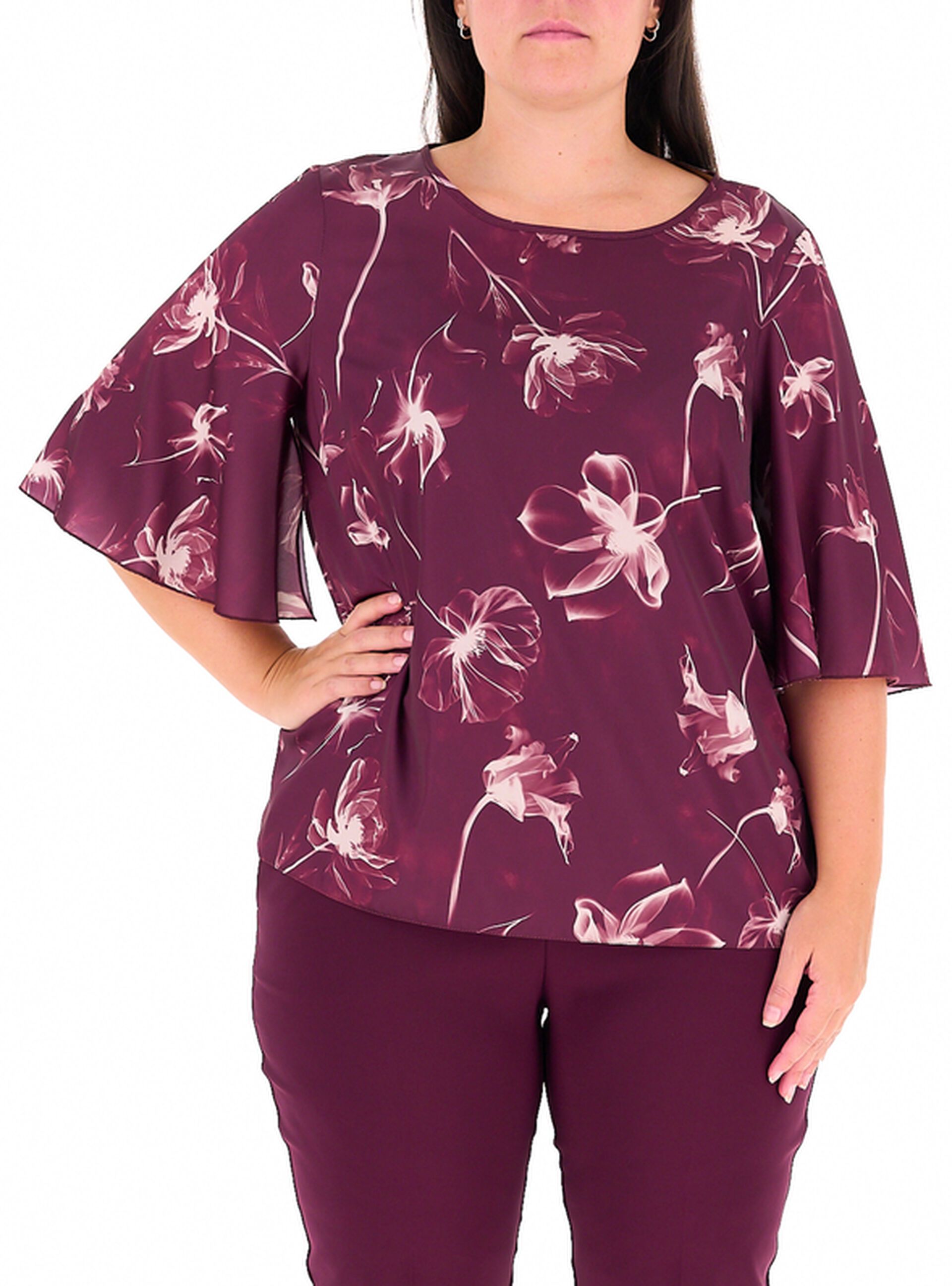 Blusa in satin