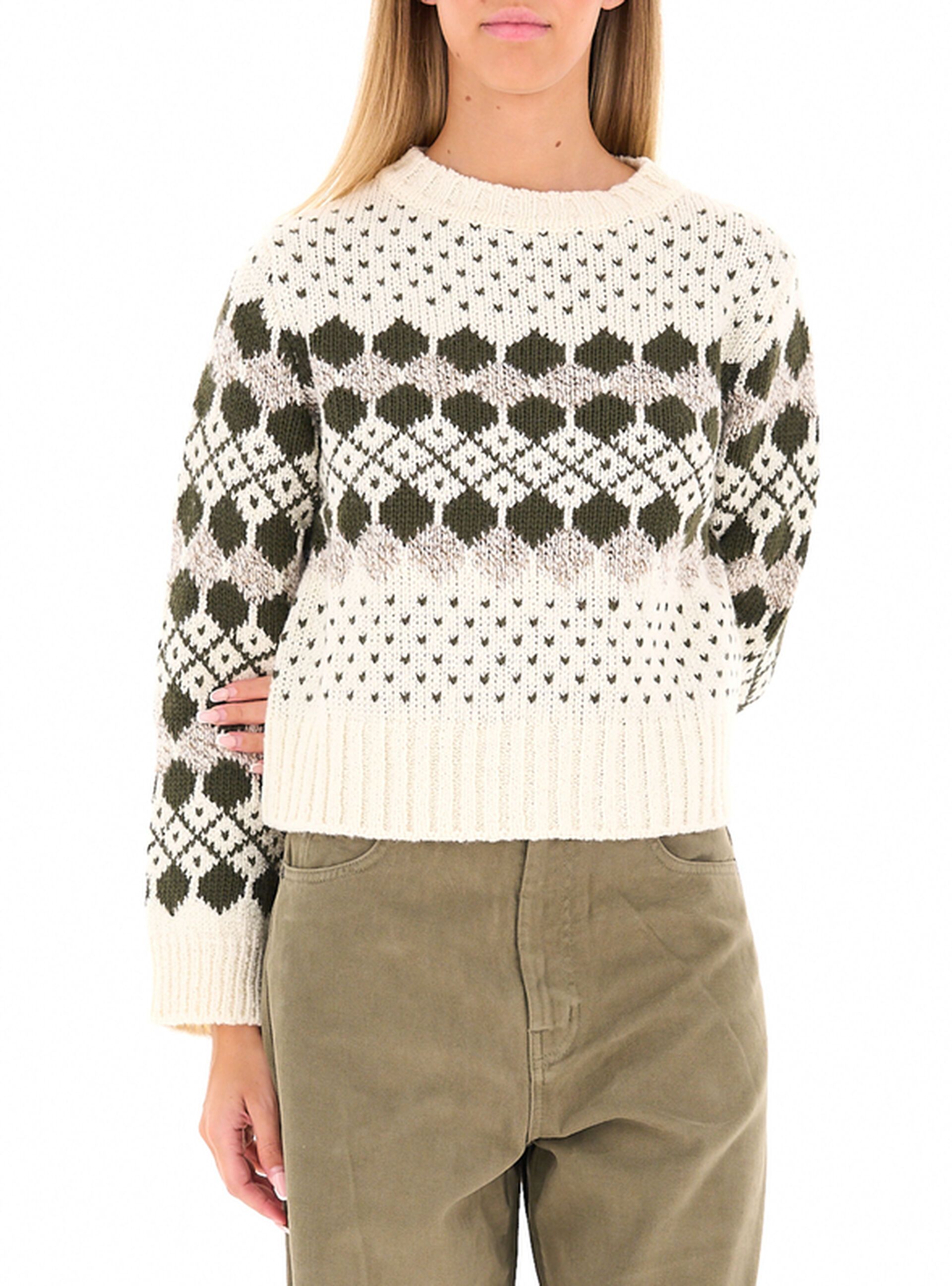 Maglione misto lana