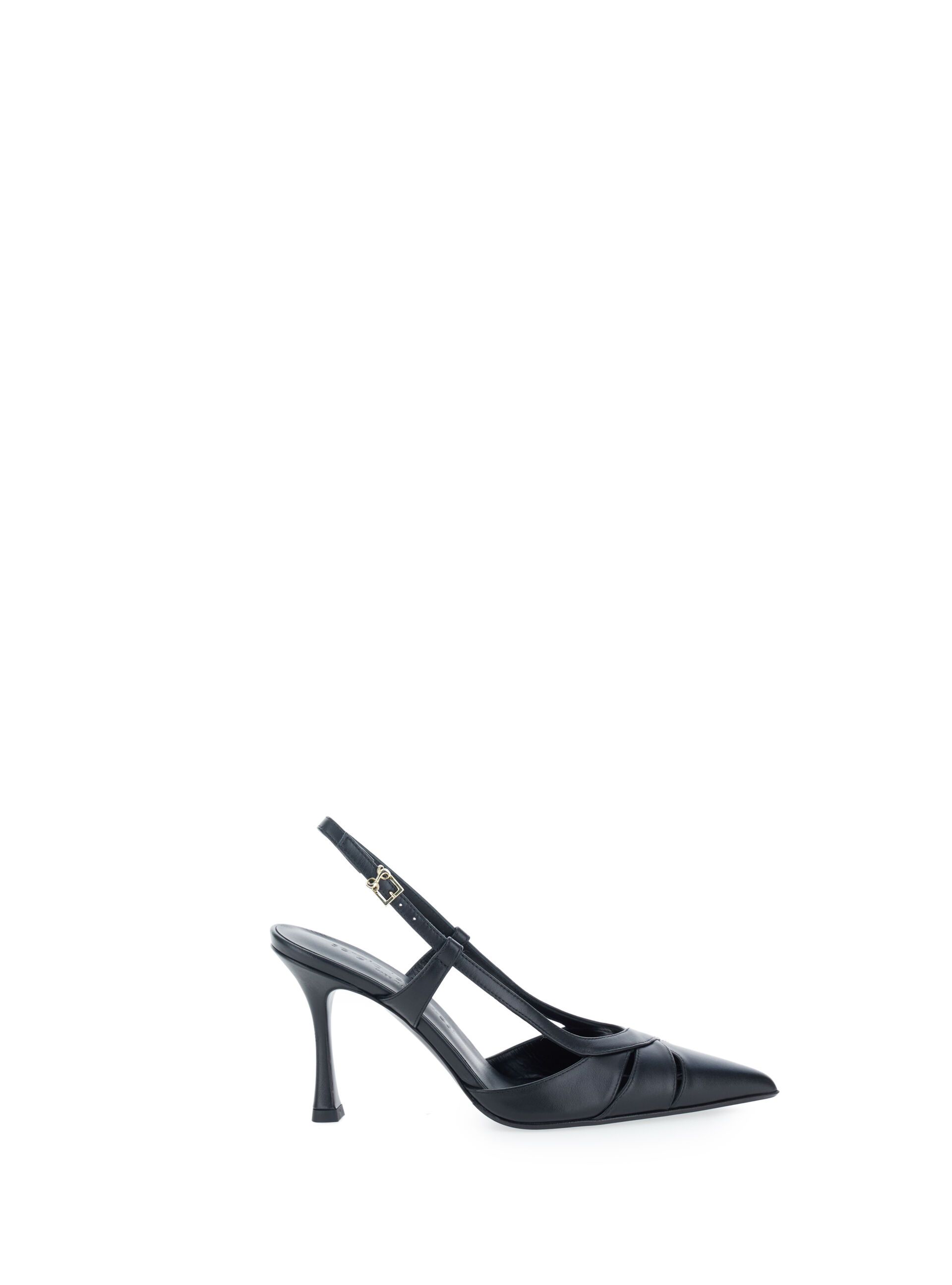 Décolleté slingback pelle