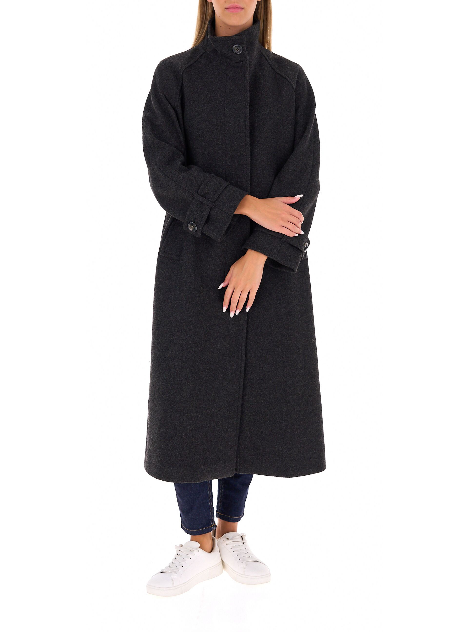 Cappotto collo alto