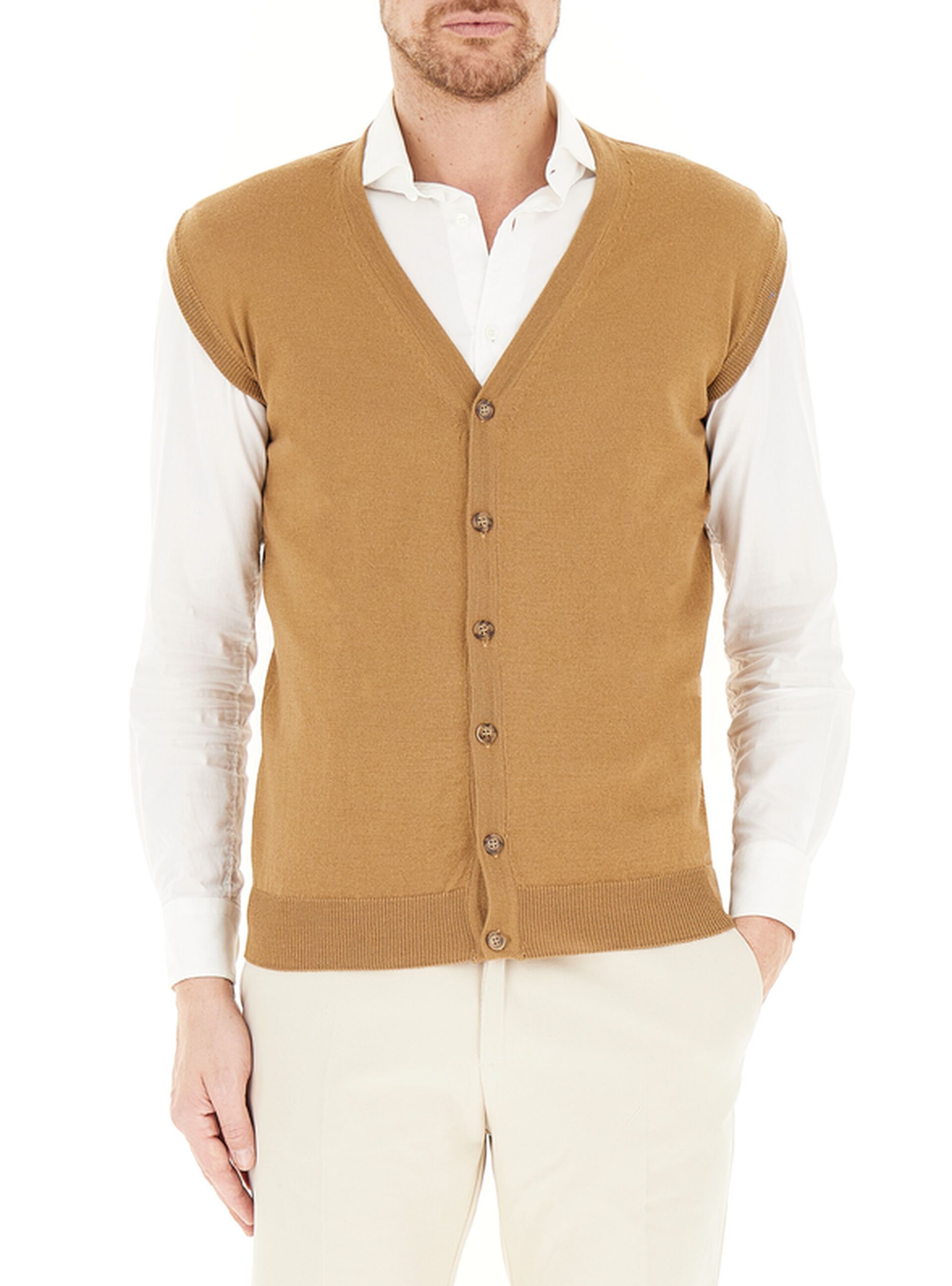 Gilet con bottoni