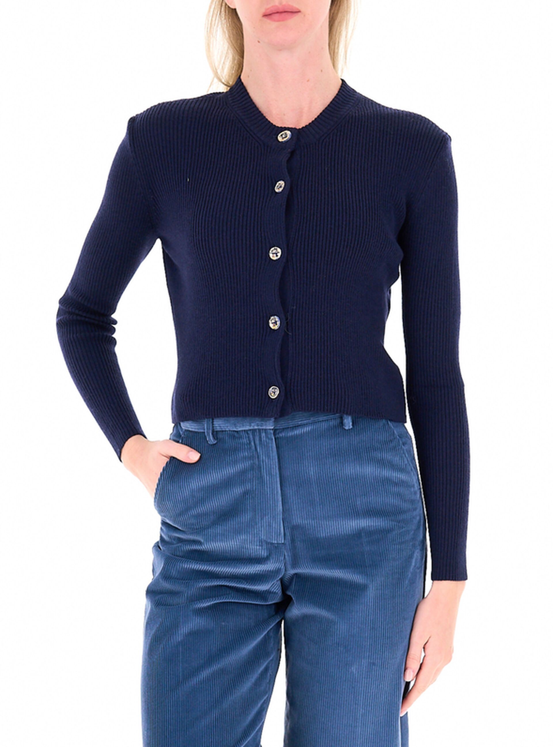 Cardigan misto lana