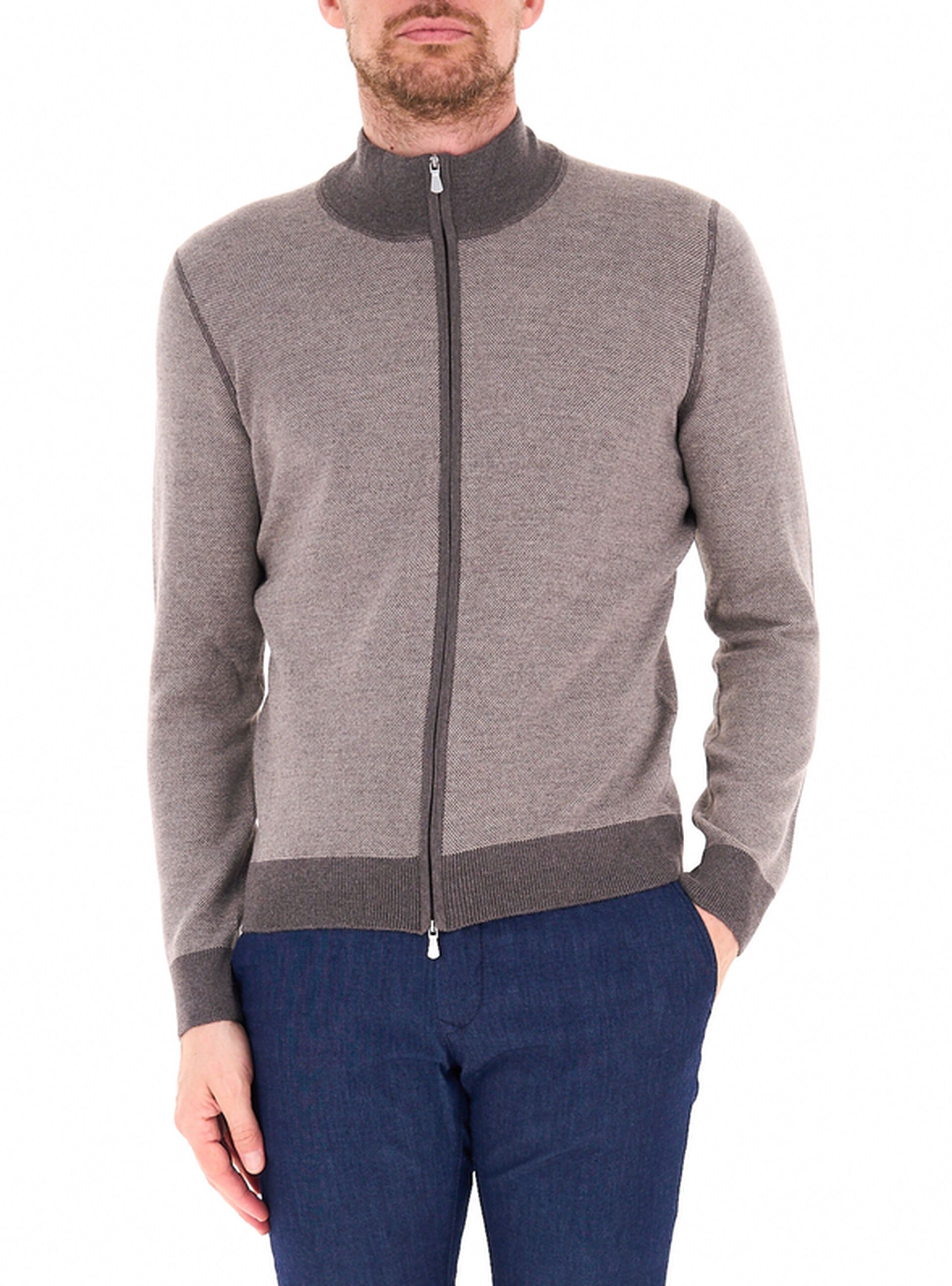 Cardigan lana vergine