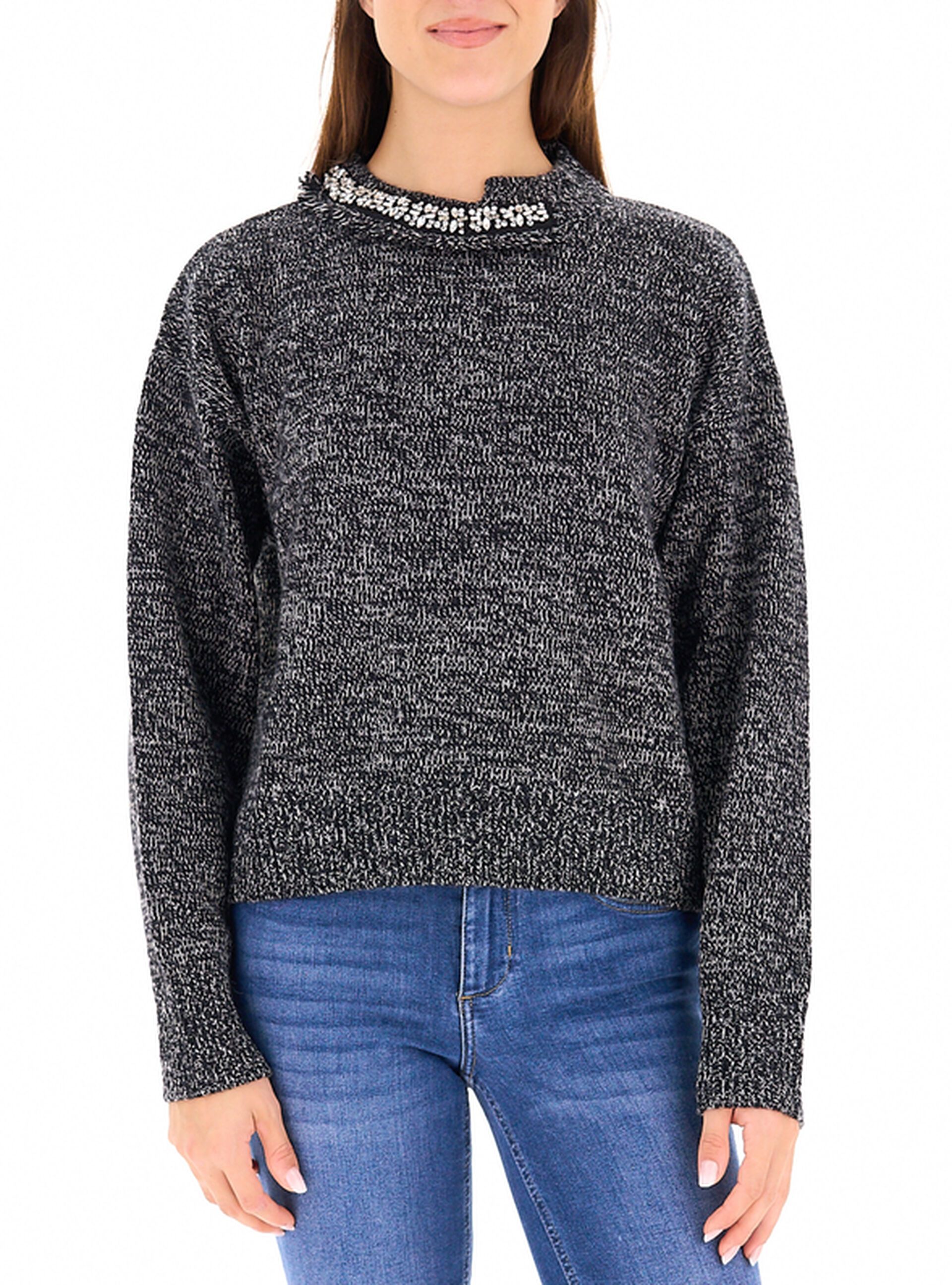Maglione misto lana