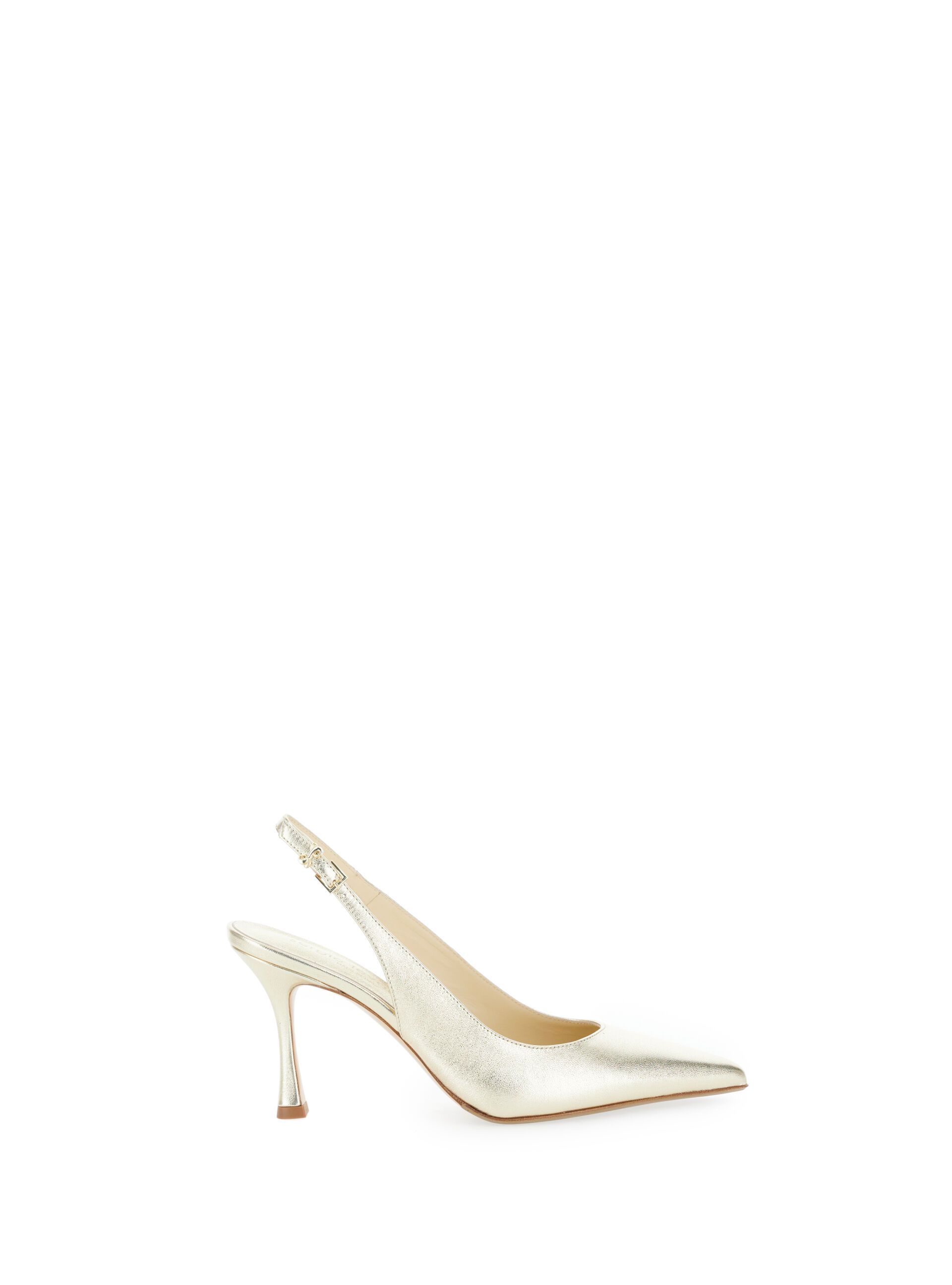 Décolleté slingback pelle