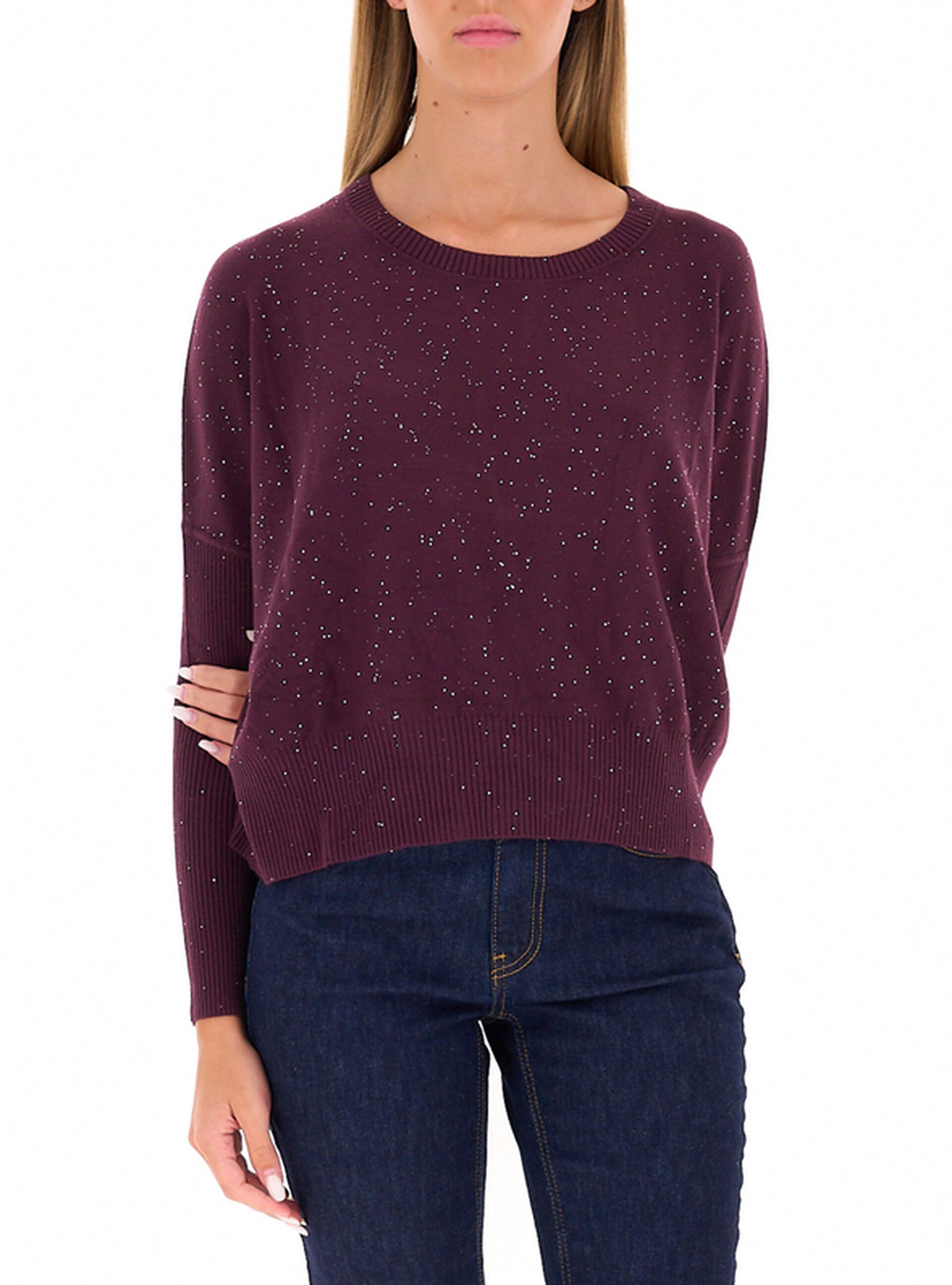 Maglia con paillettes