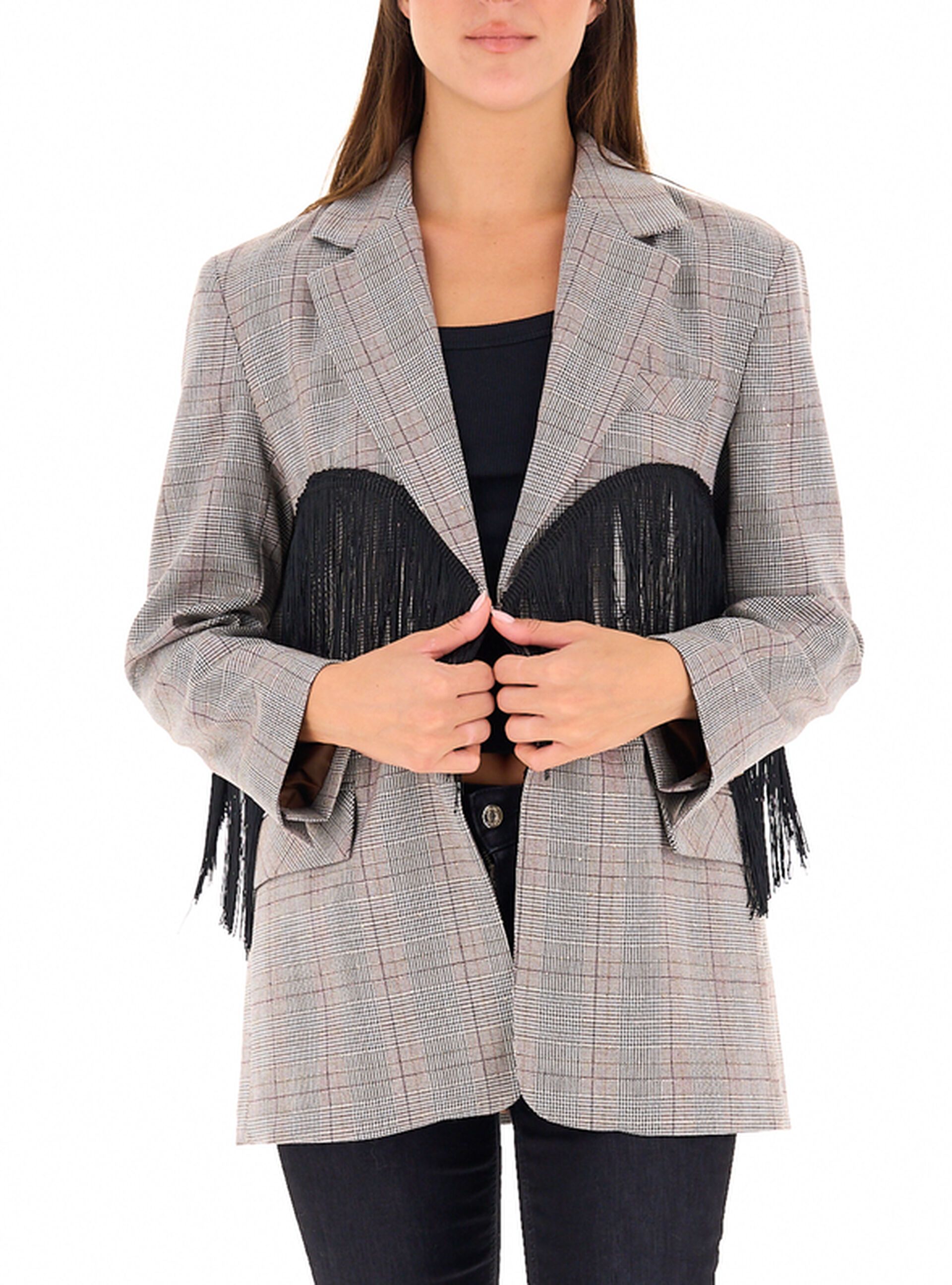 Blazer con frange