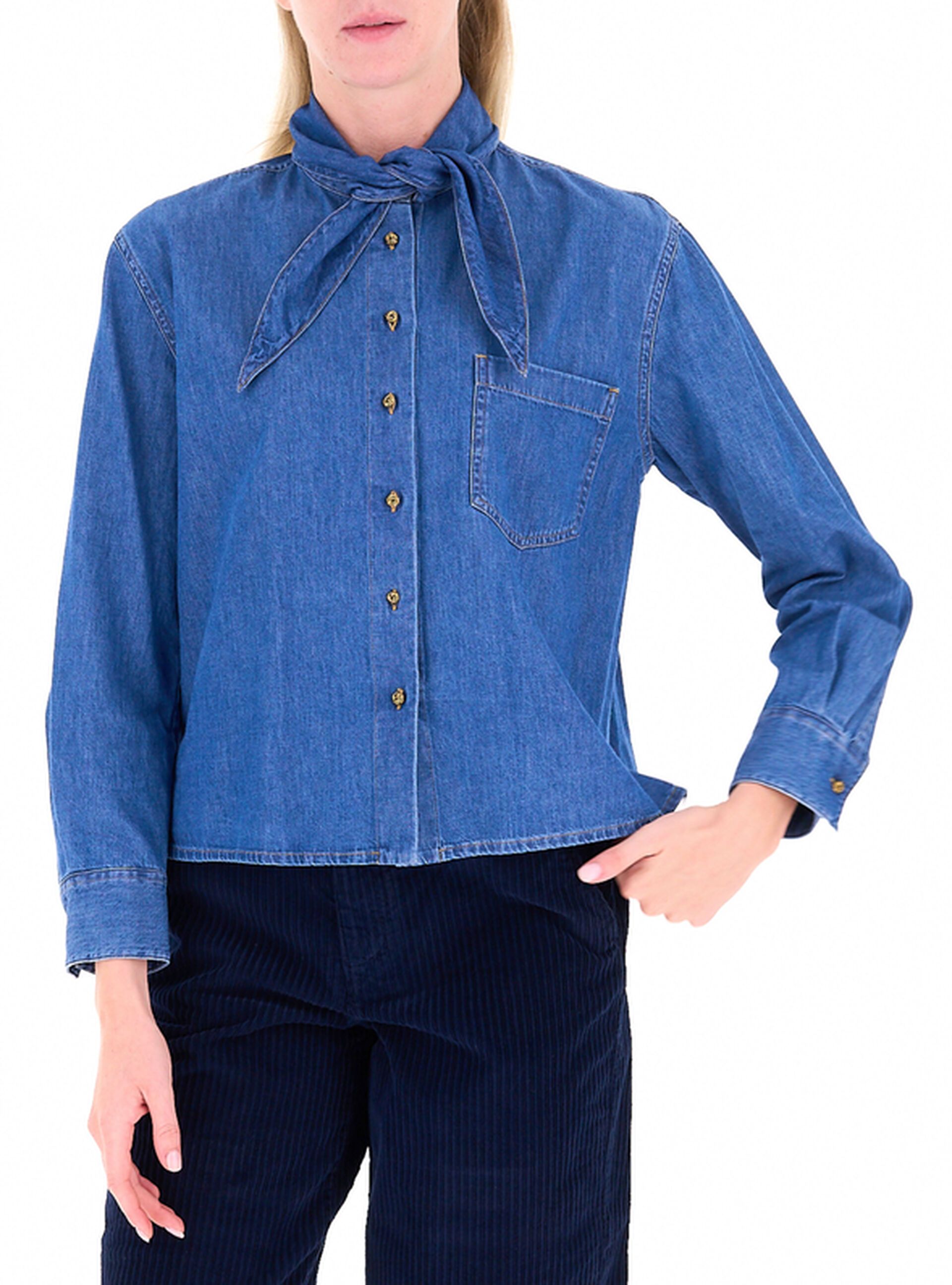 Camicia con fiocco
