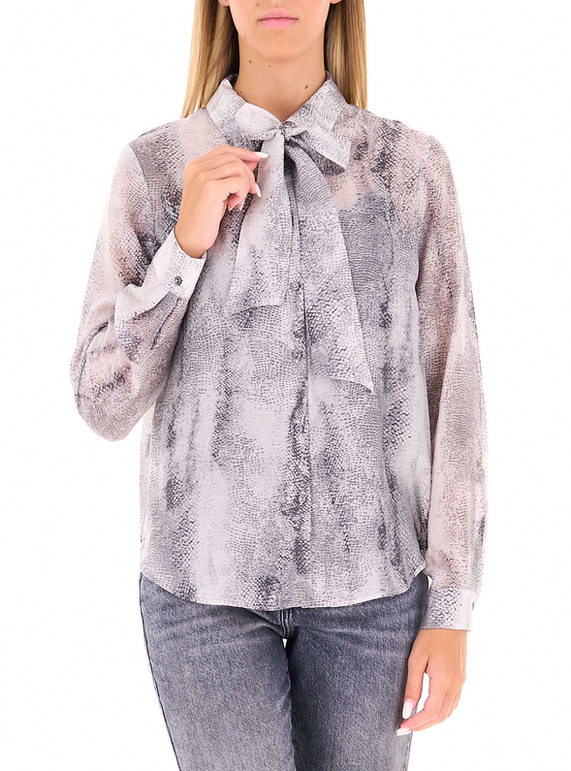Blusa con fiocco