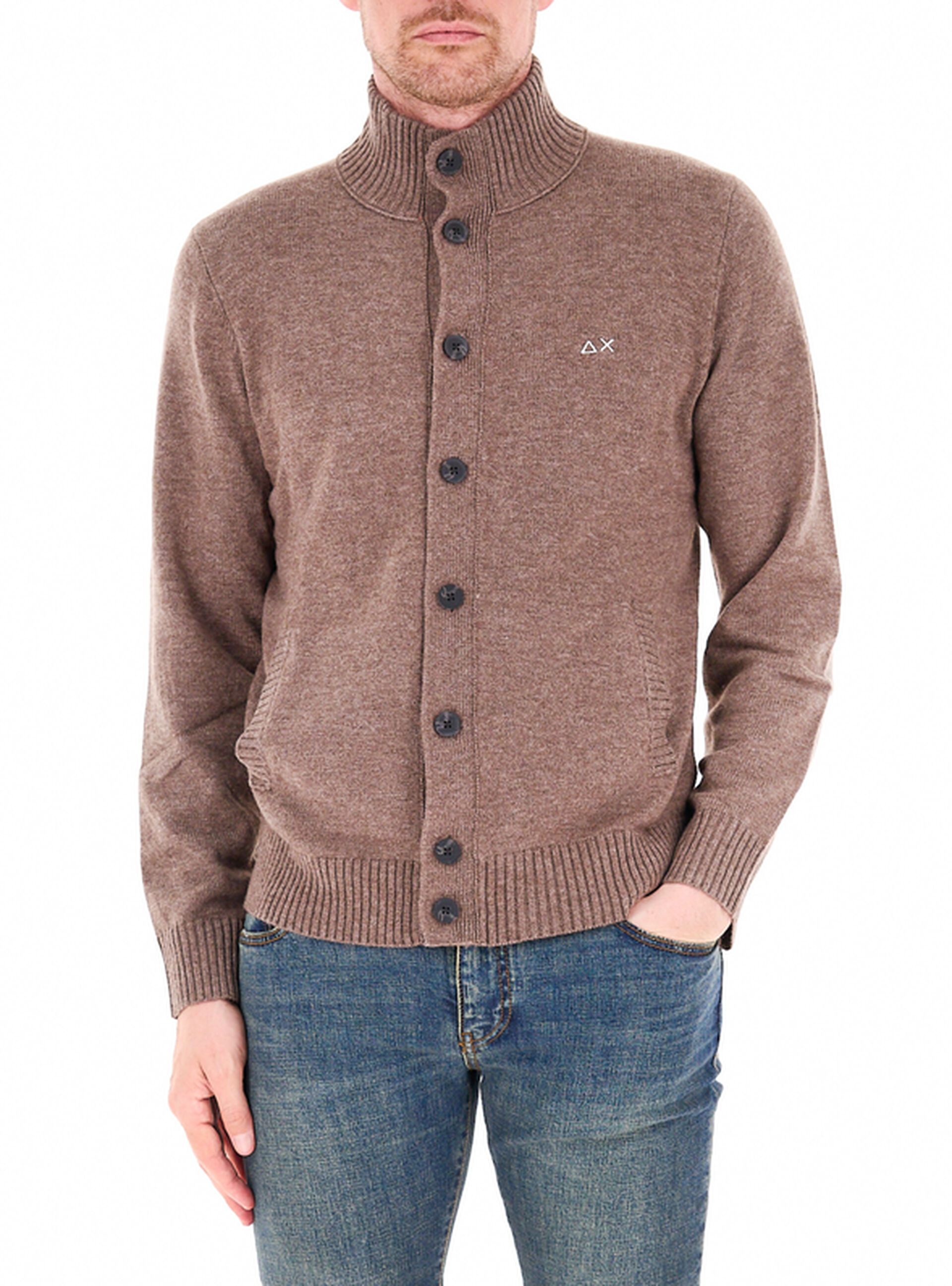 Cardigan misto lana