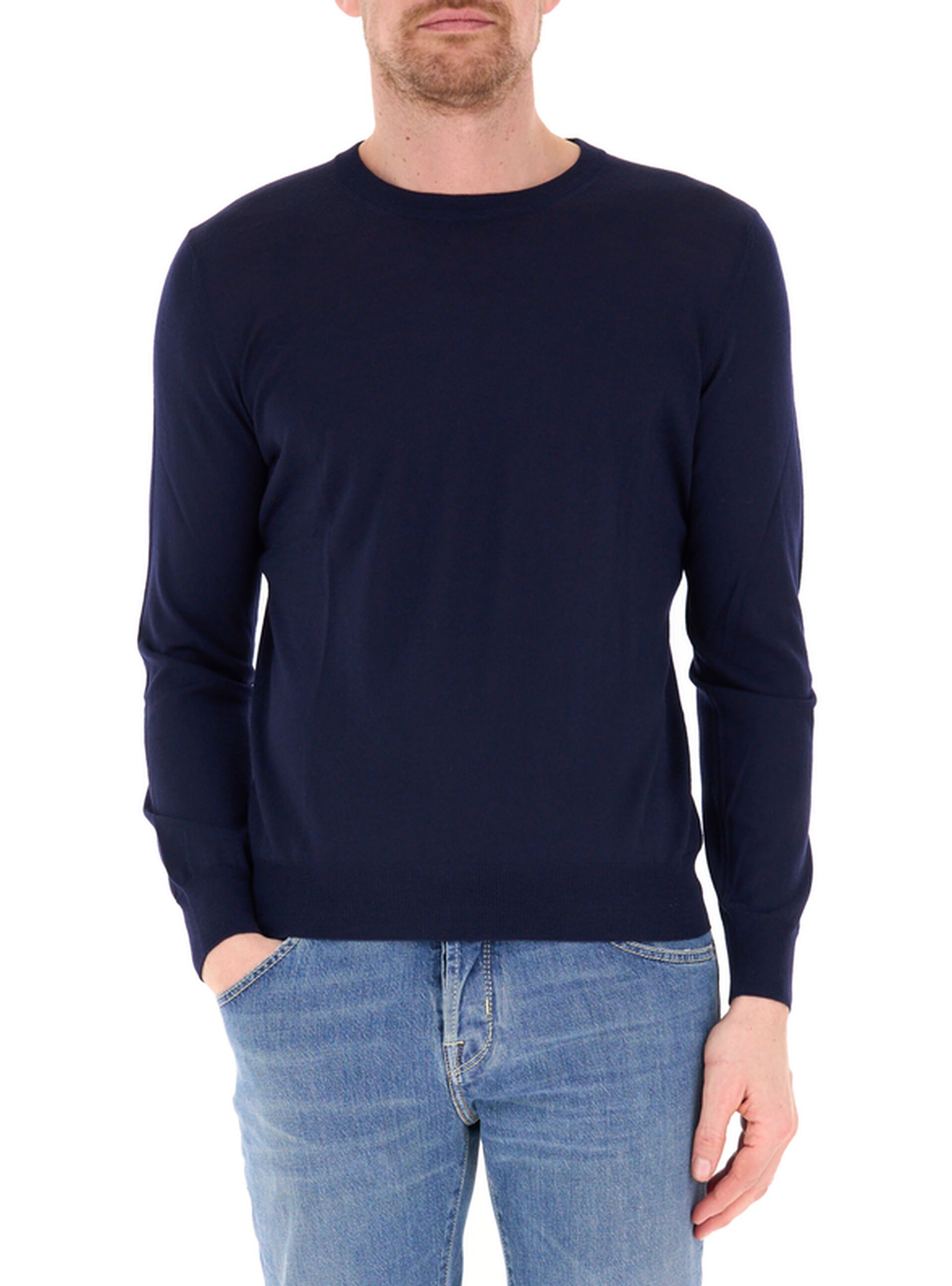 Maglia girocollo in lana