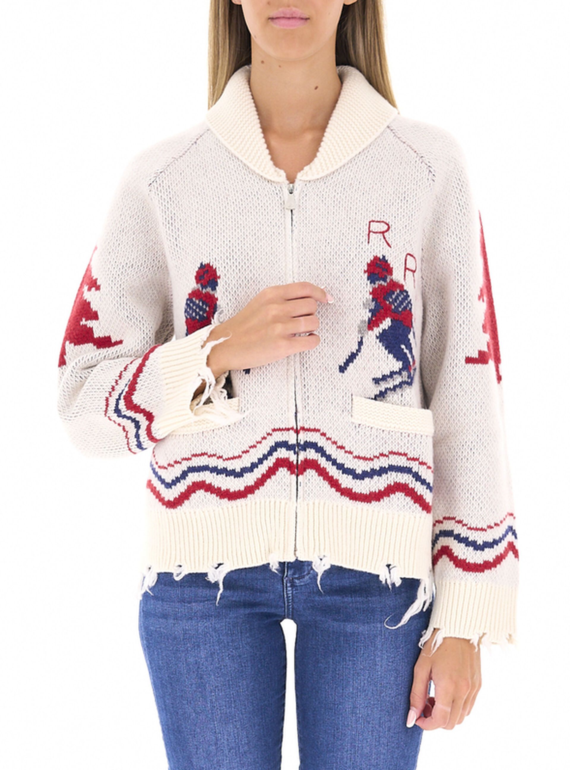 Cardigan con zip