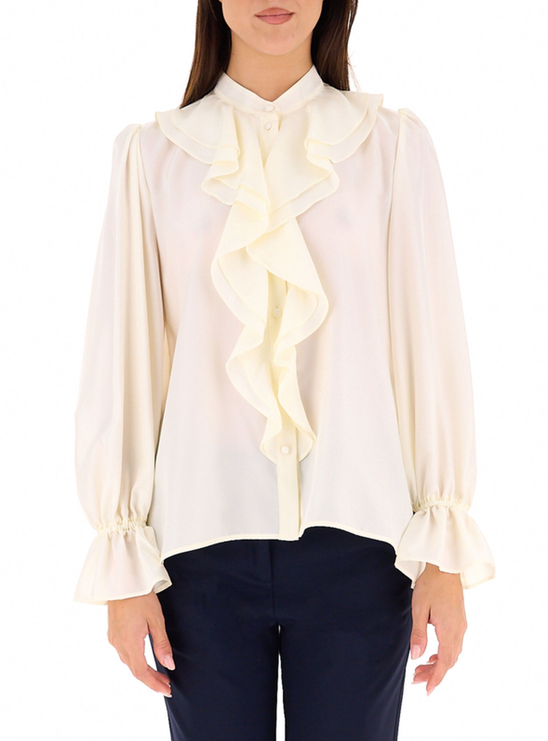 Camicia con volants