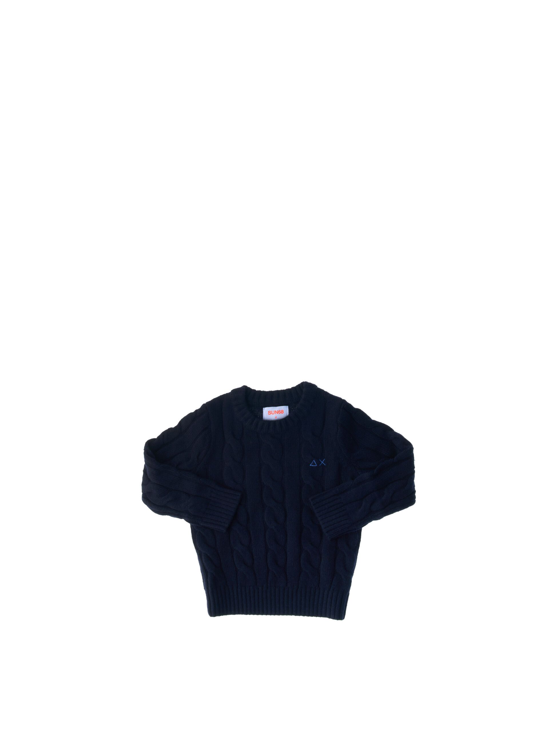 Maglione a trecce