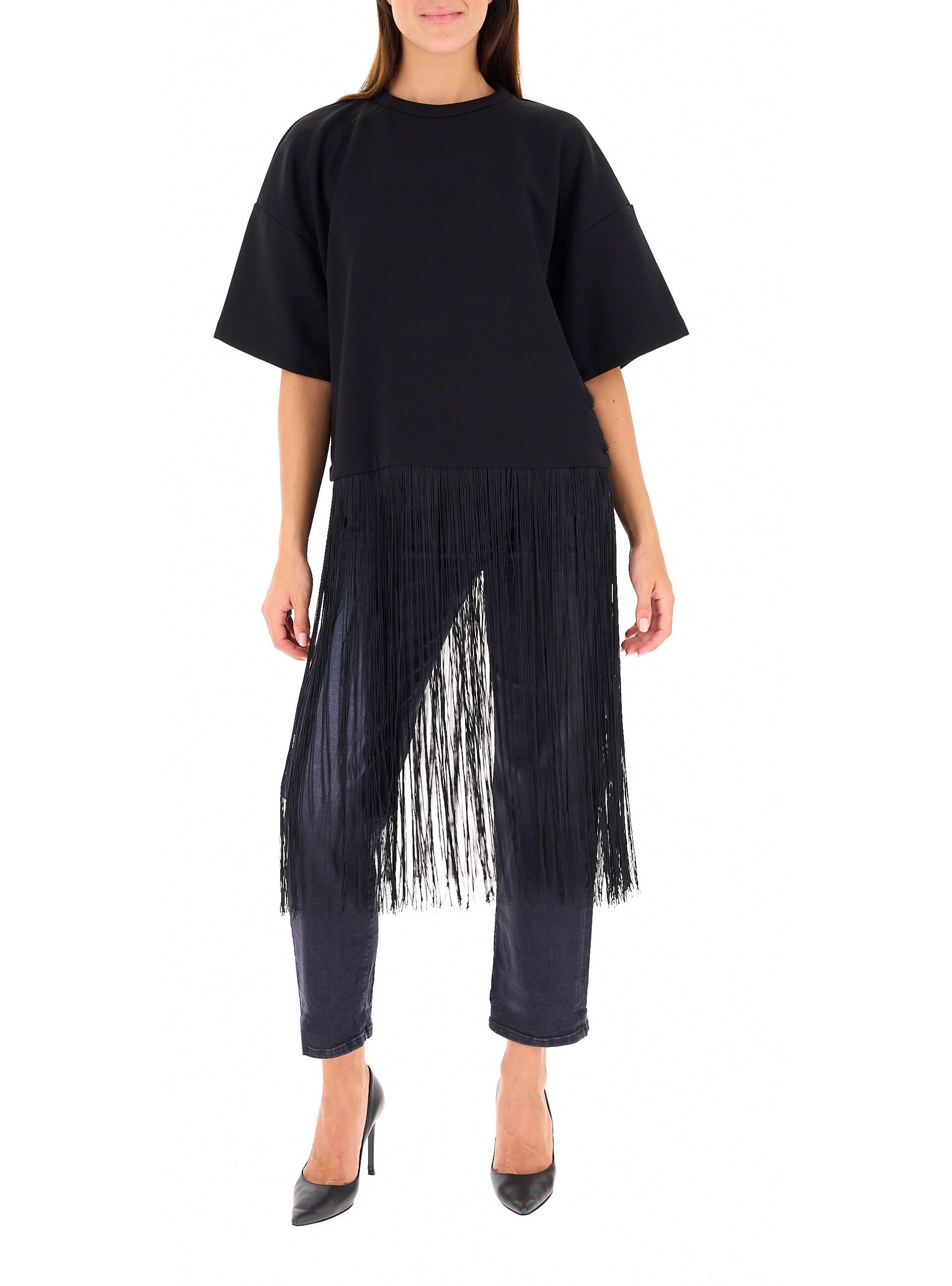 T-shirt con frange