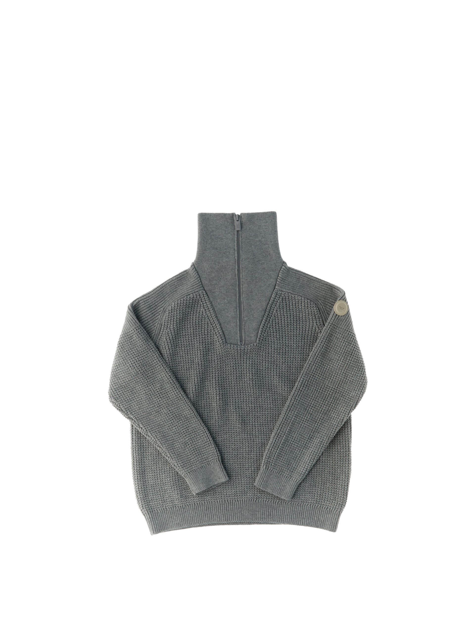 Maglione mezza zip