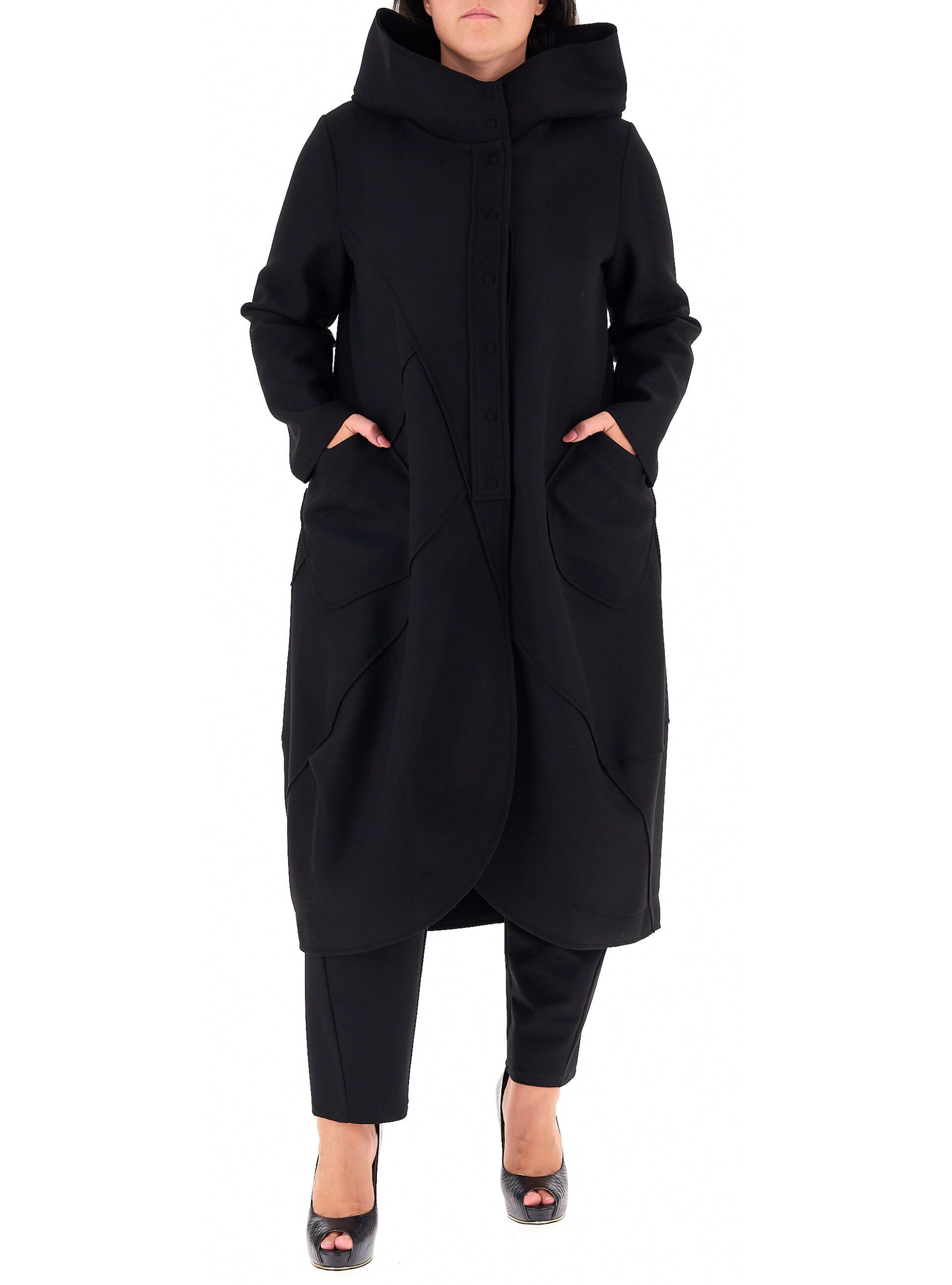Cappotto con cappuccio