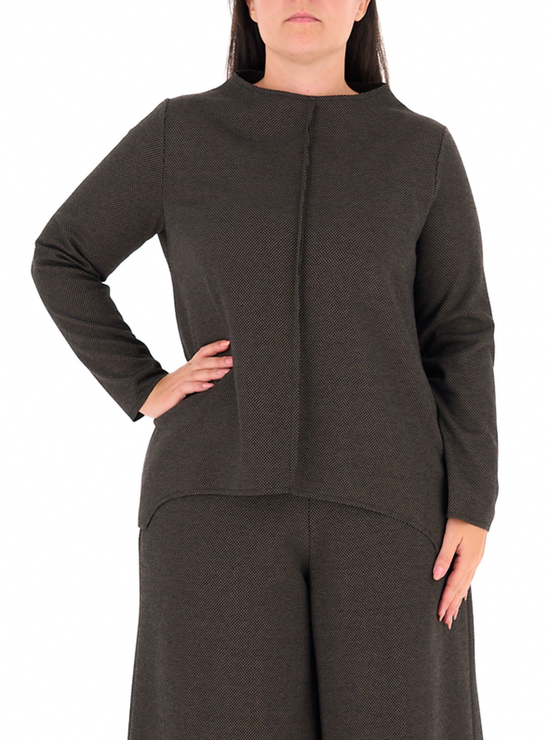 Blusa maniche lunghe