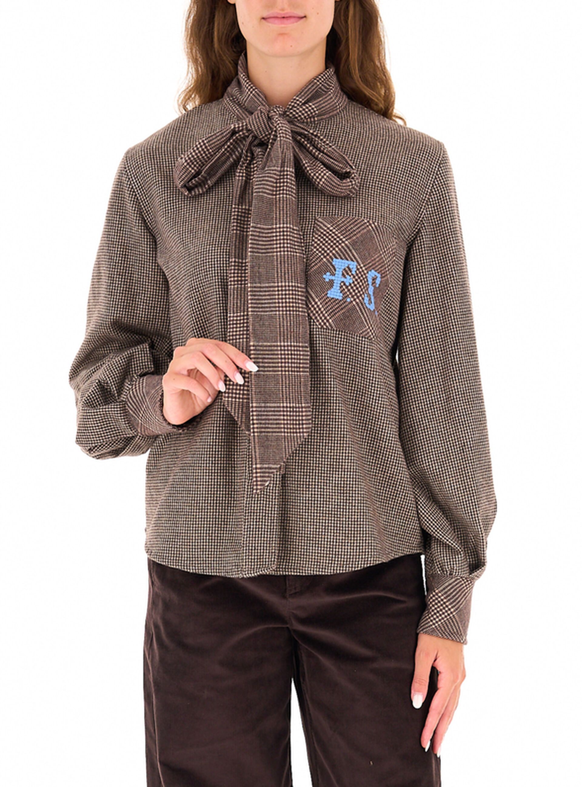 Camicia con fiocco