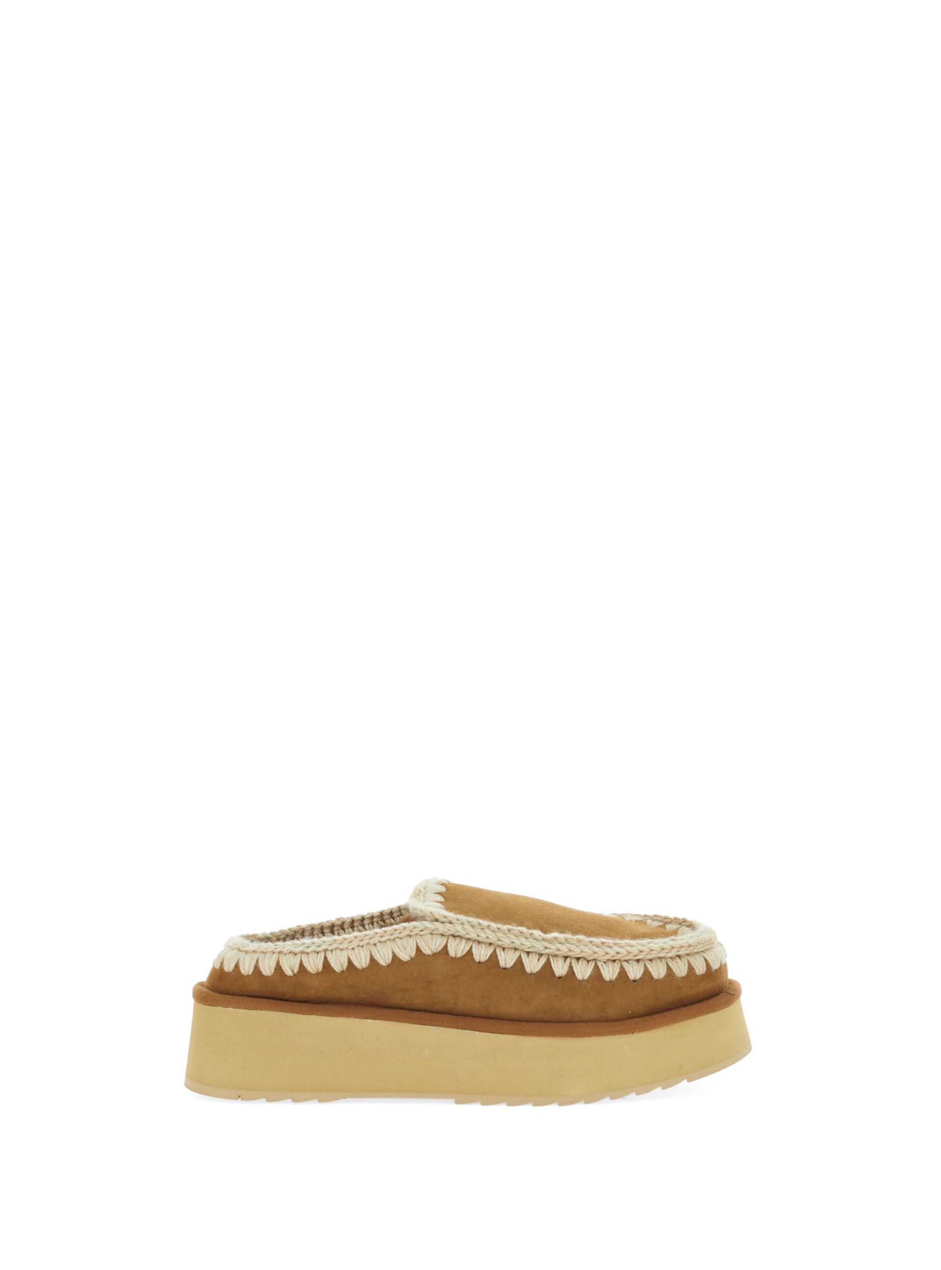 Mules in pelle