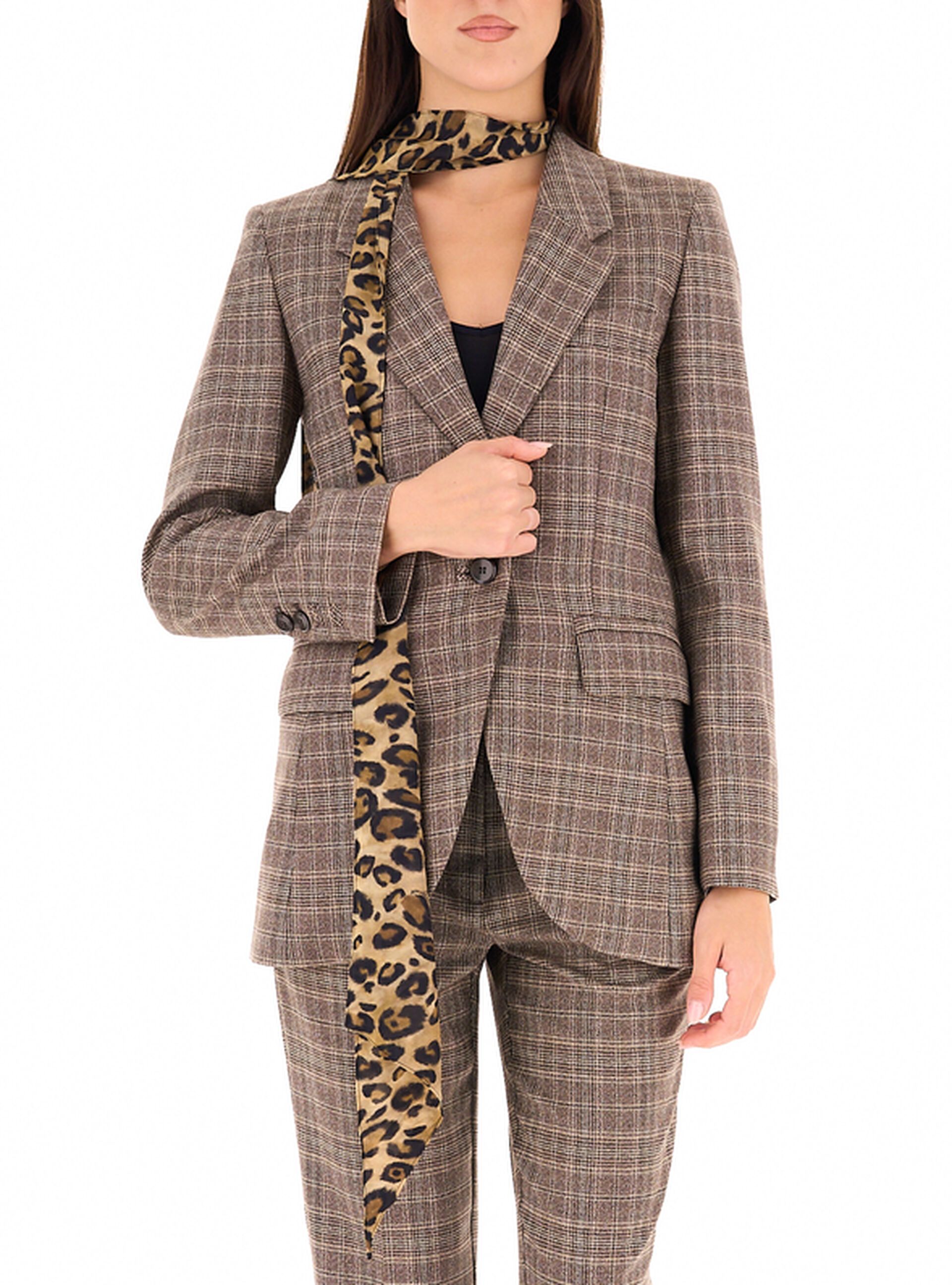 Blazer con foulard