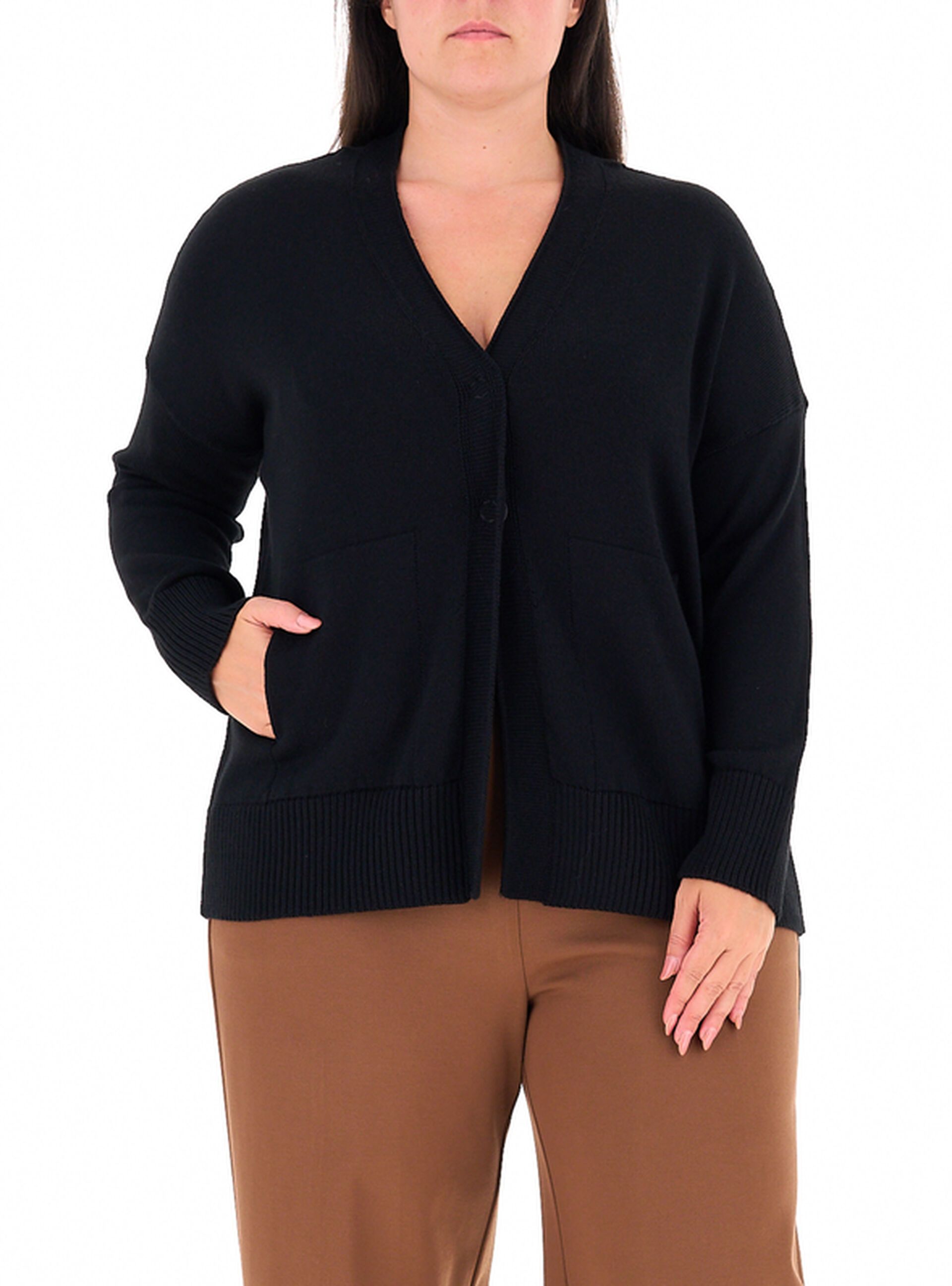 Cardigan misto lana