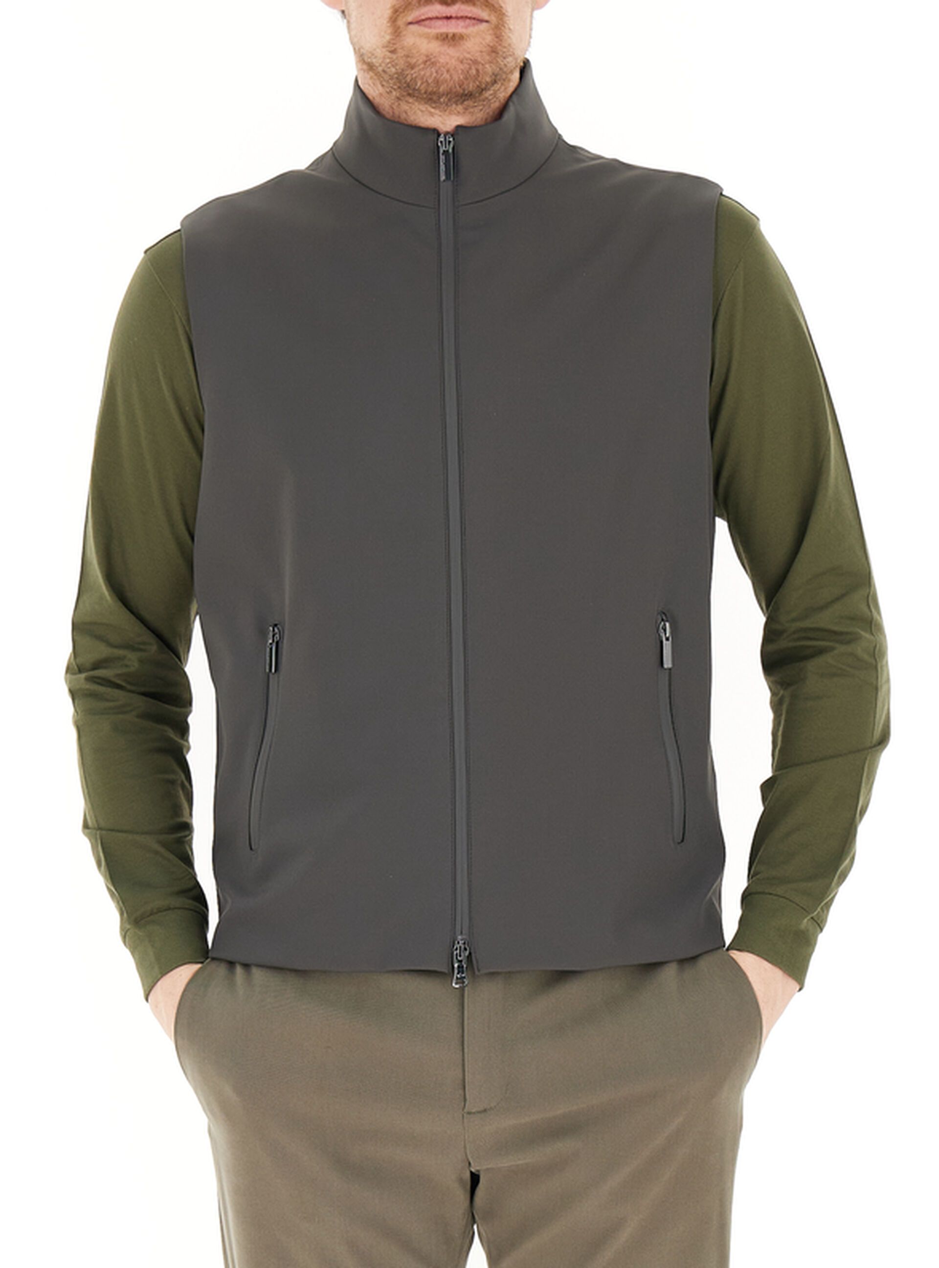 Gilet con zip