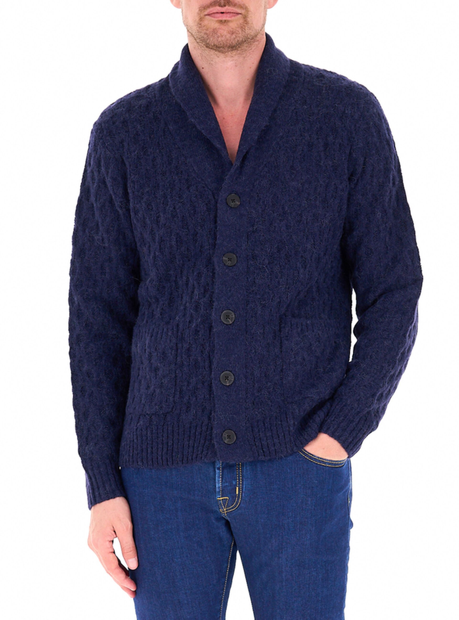 Cardigan misto lana