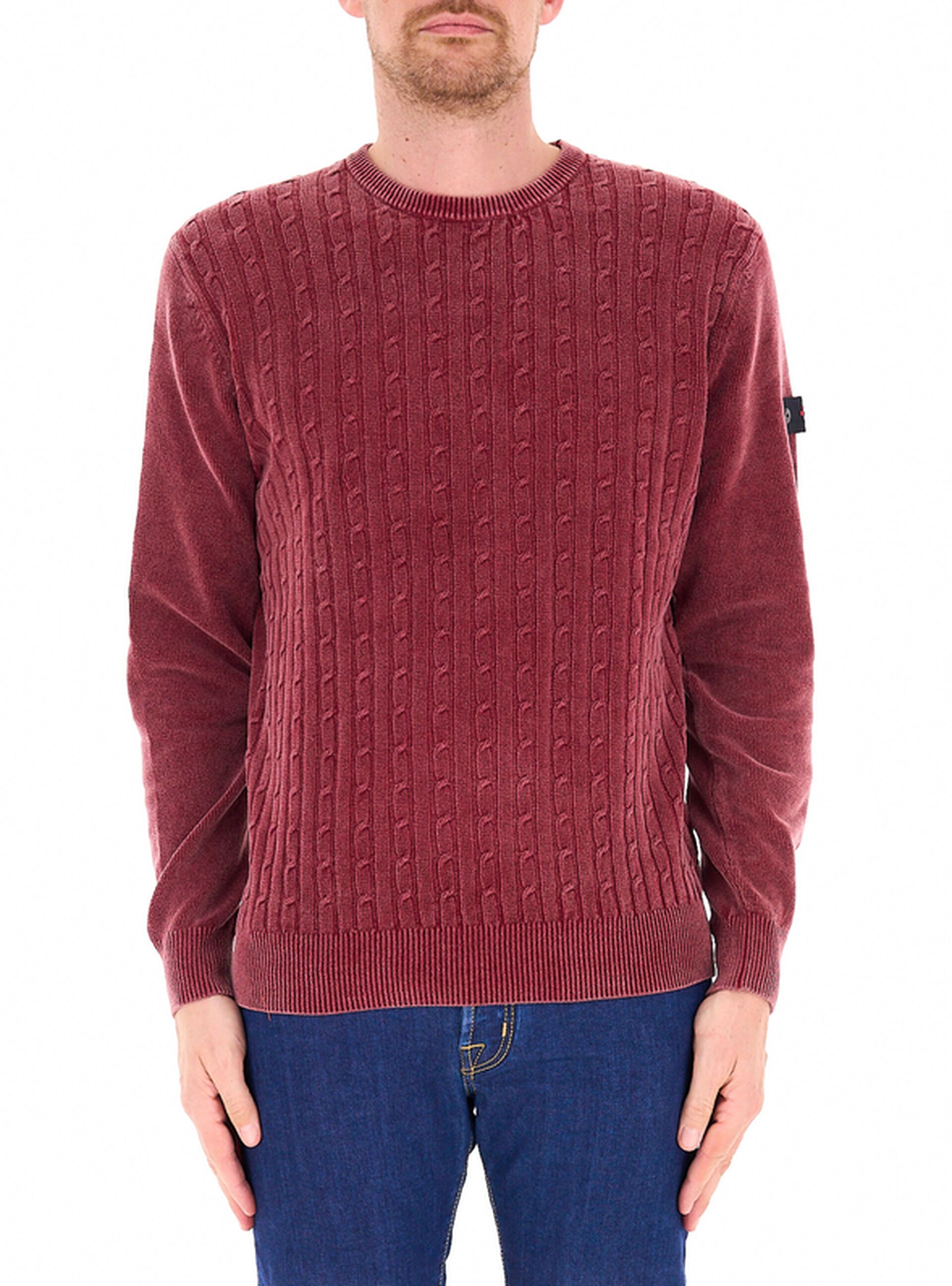 Maglione a trecce