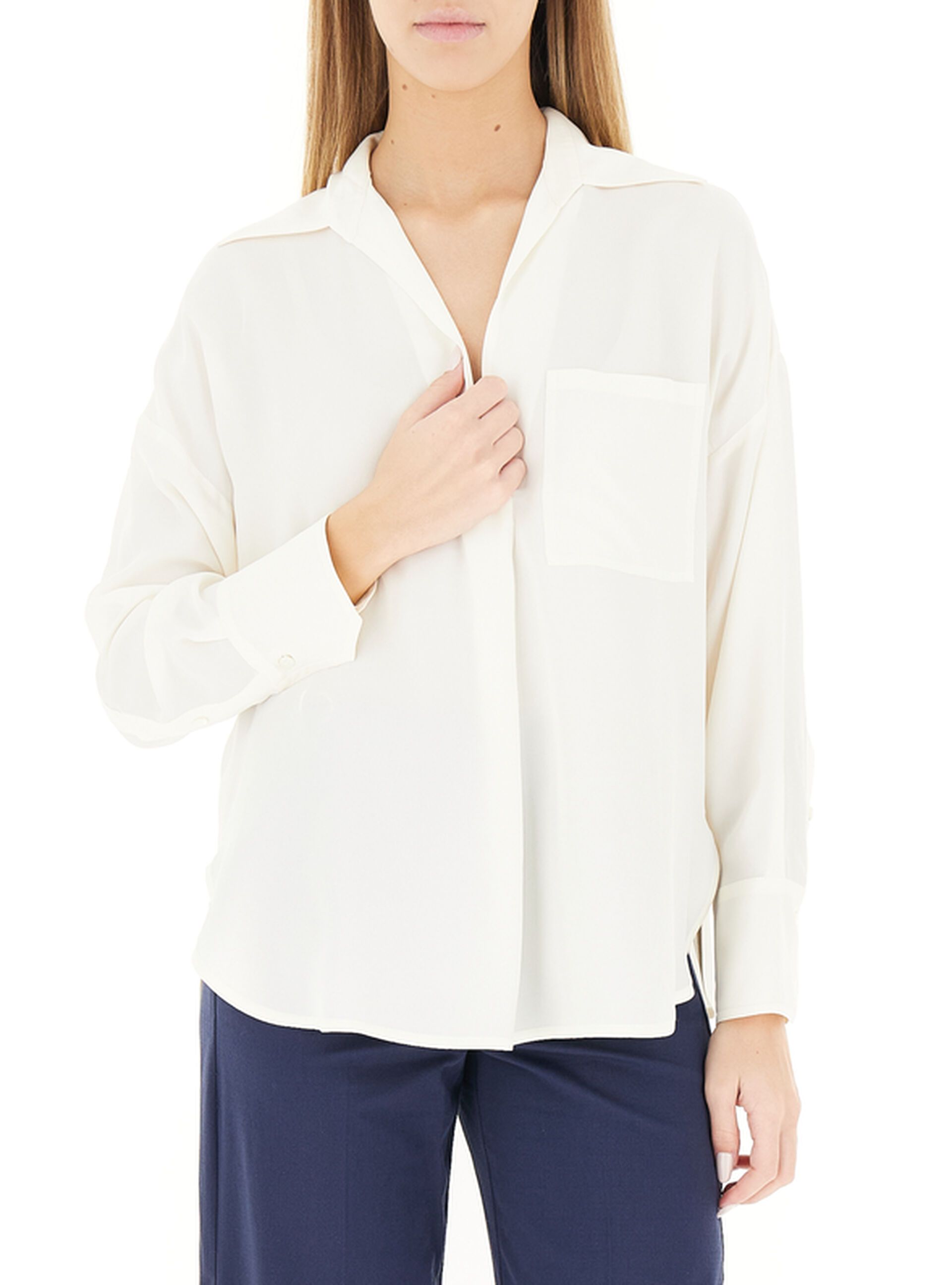 Camicia misto seta
