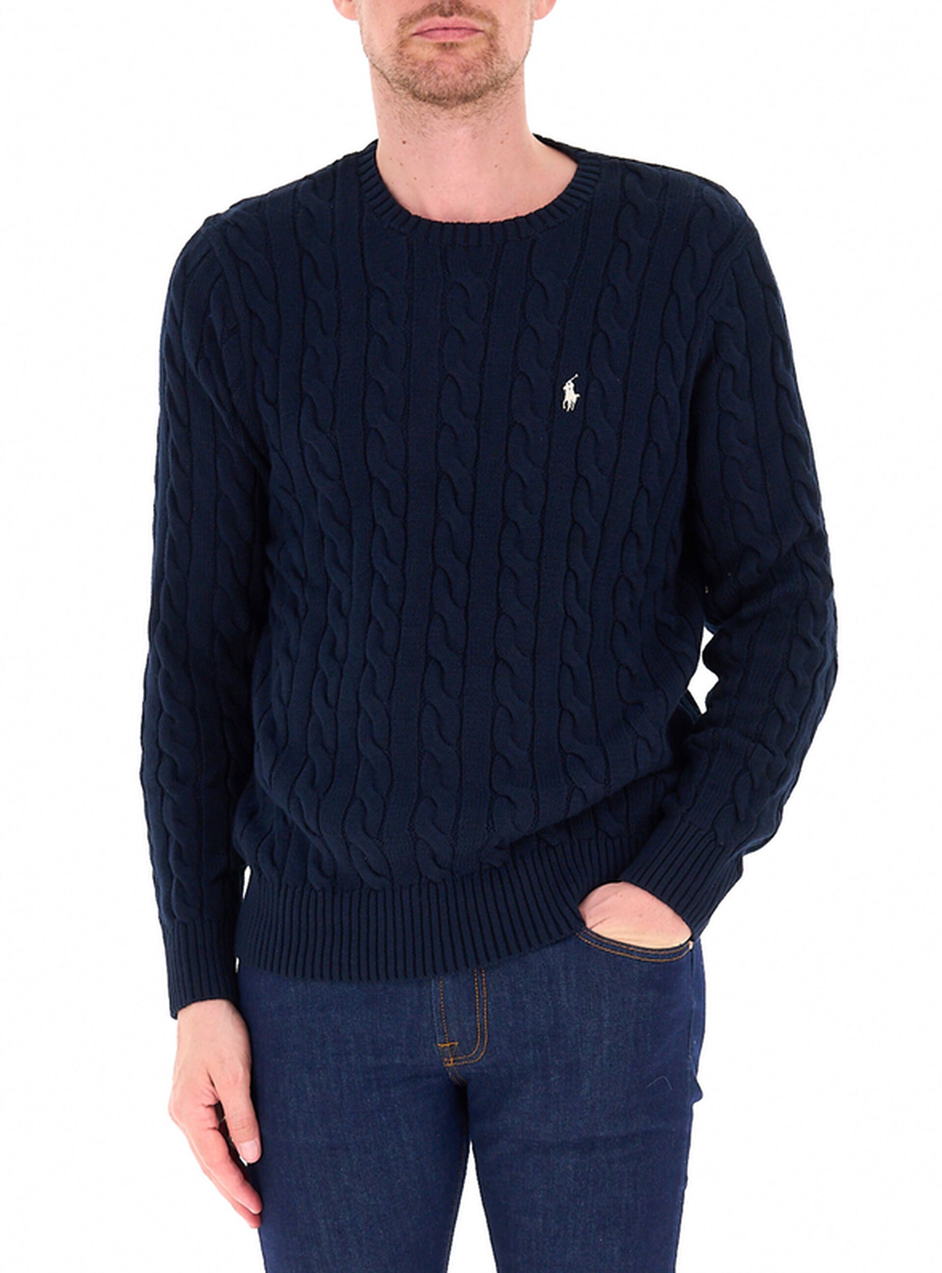 Maglione a trecce