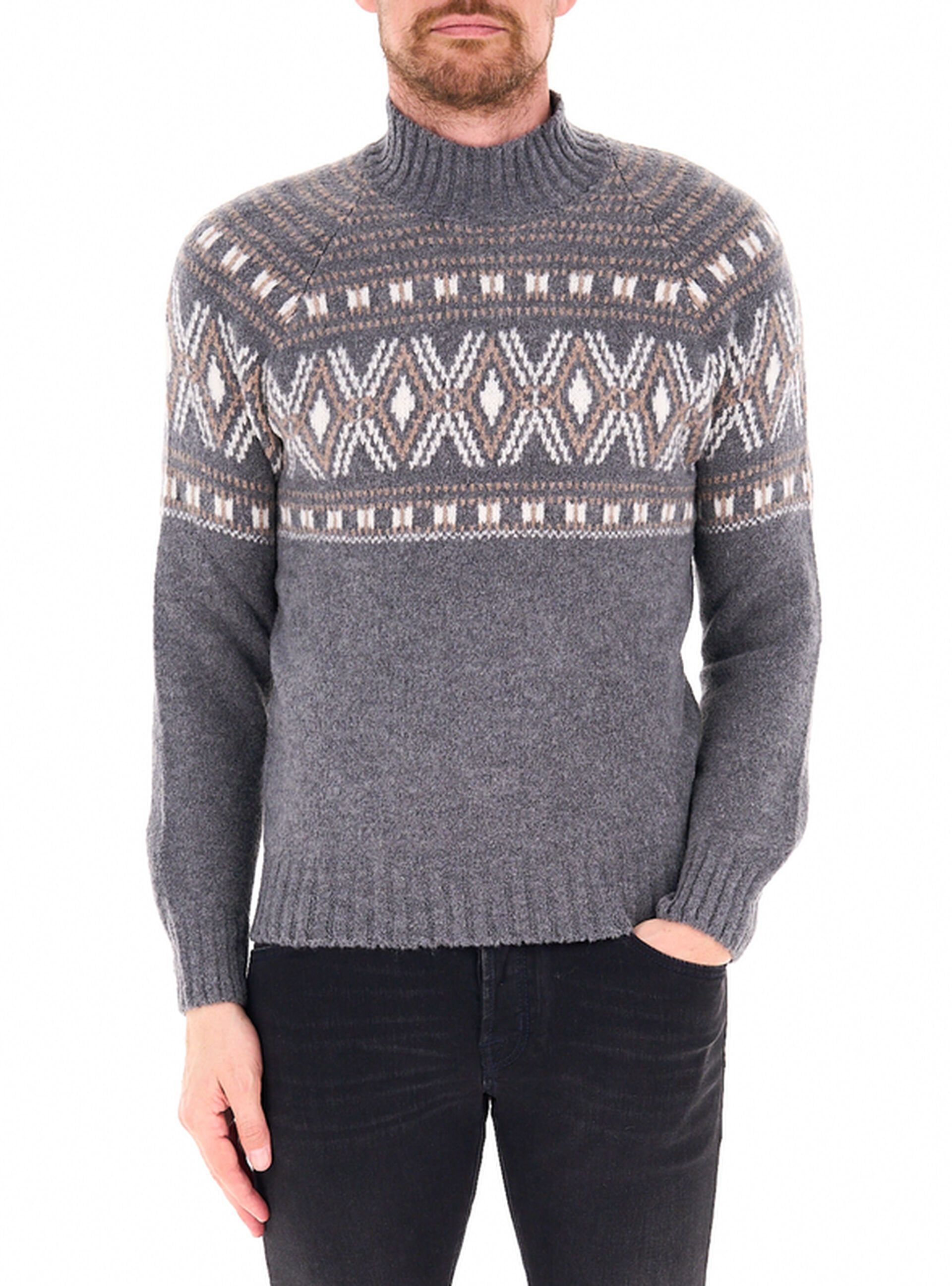 Maglione misto lana