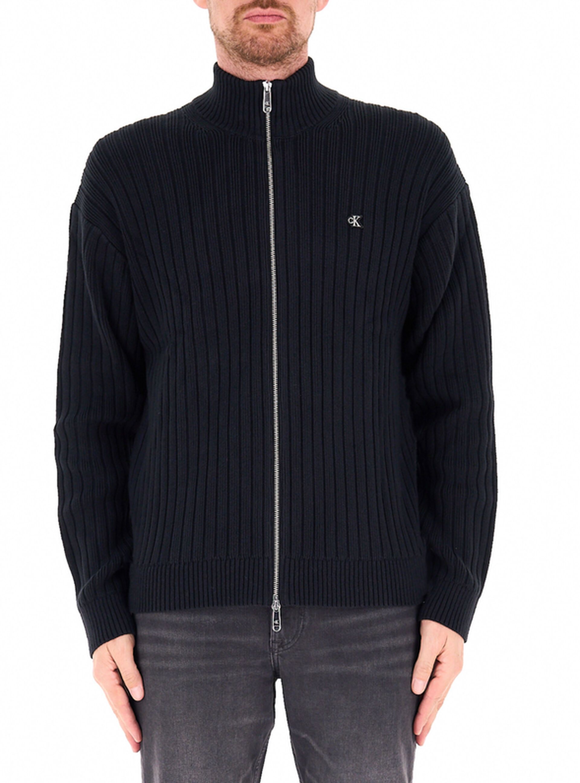 Cardigan con zip