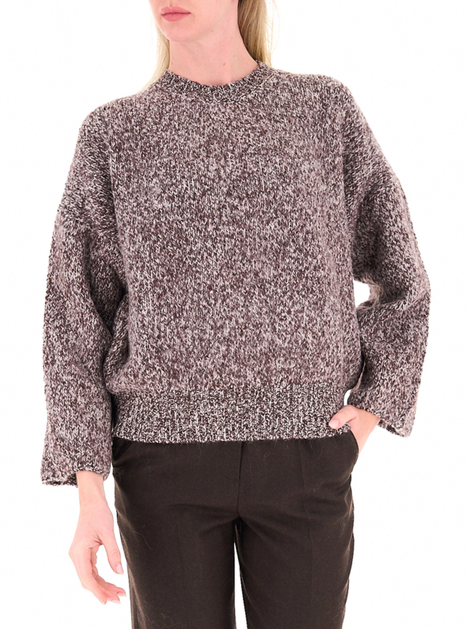 Maglione misto lana