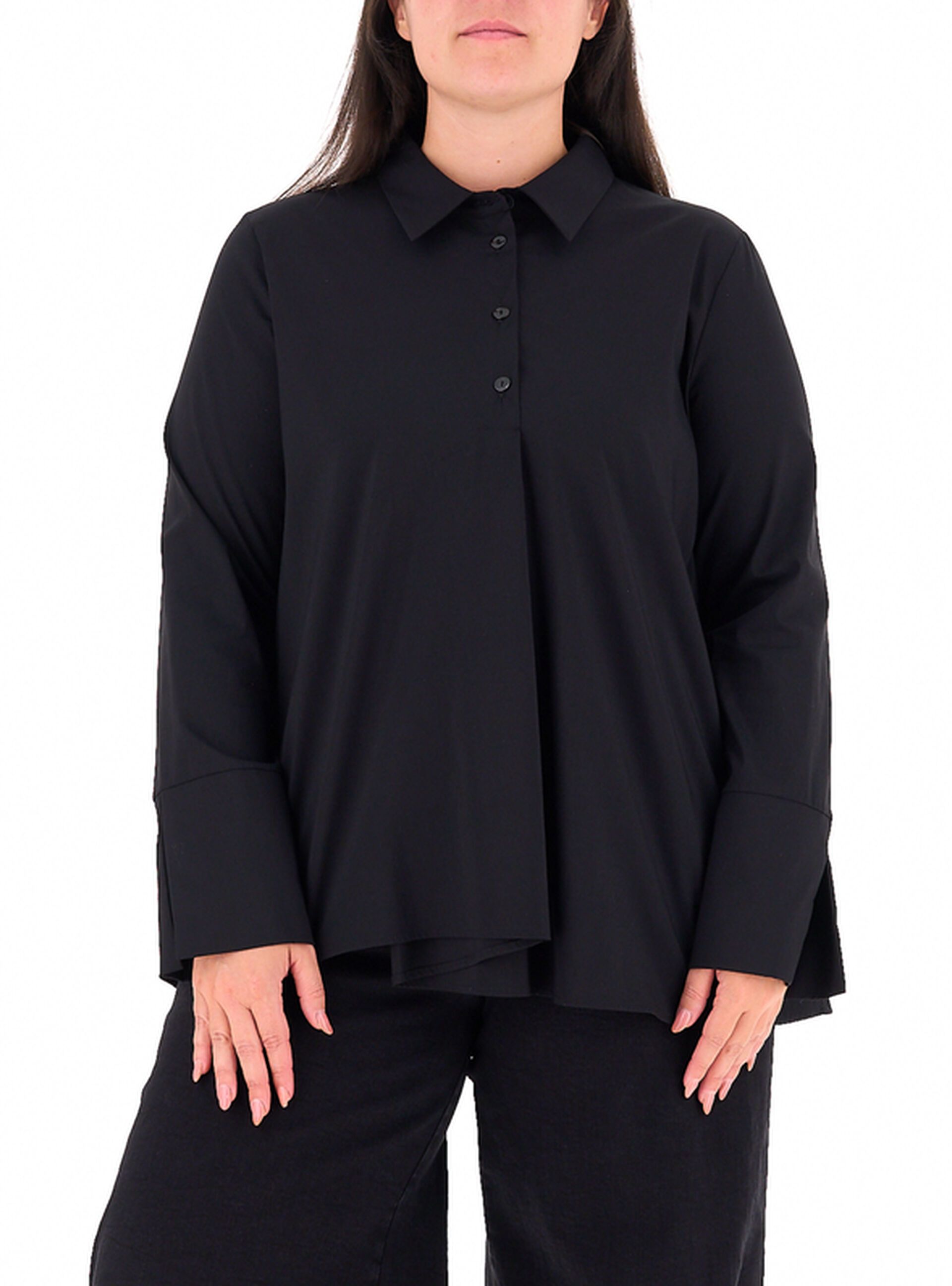Blusa maniche lunghe