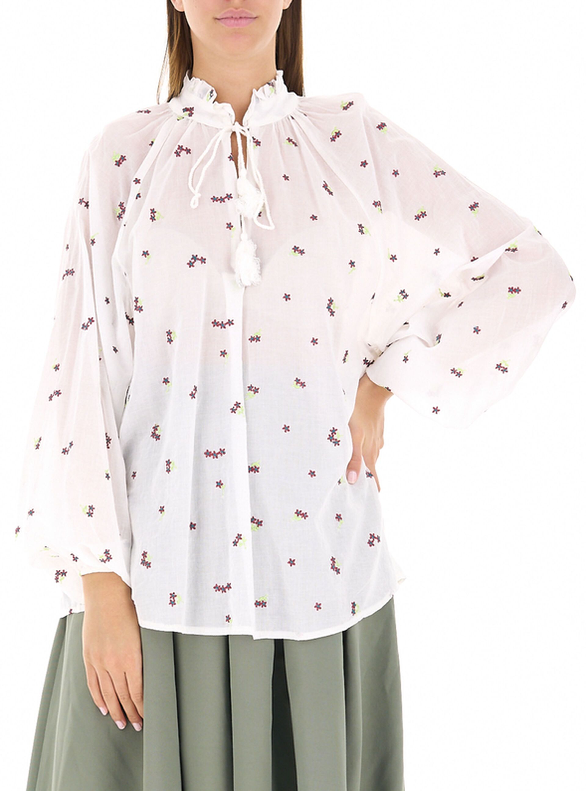 Blusa maniche palloncino