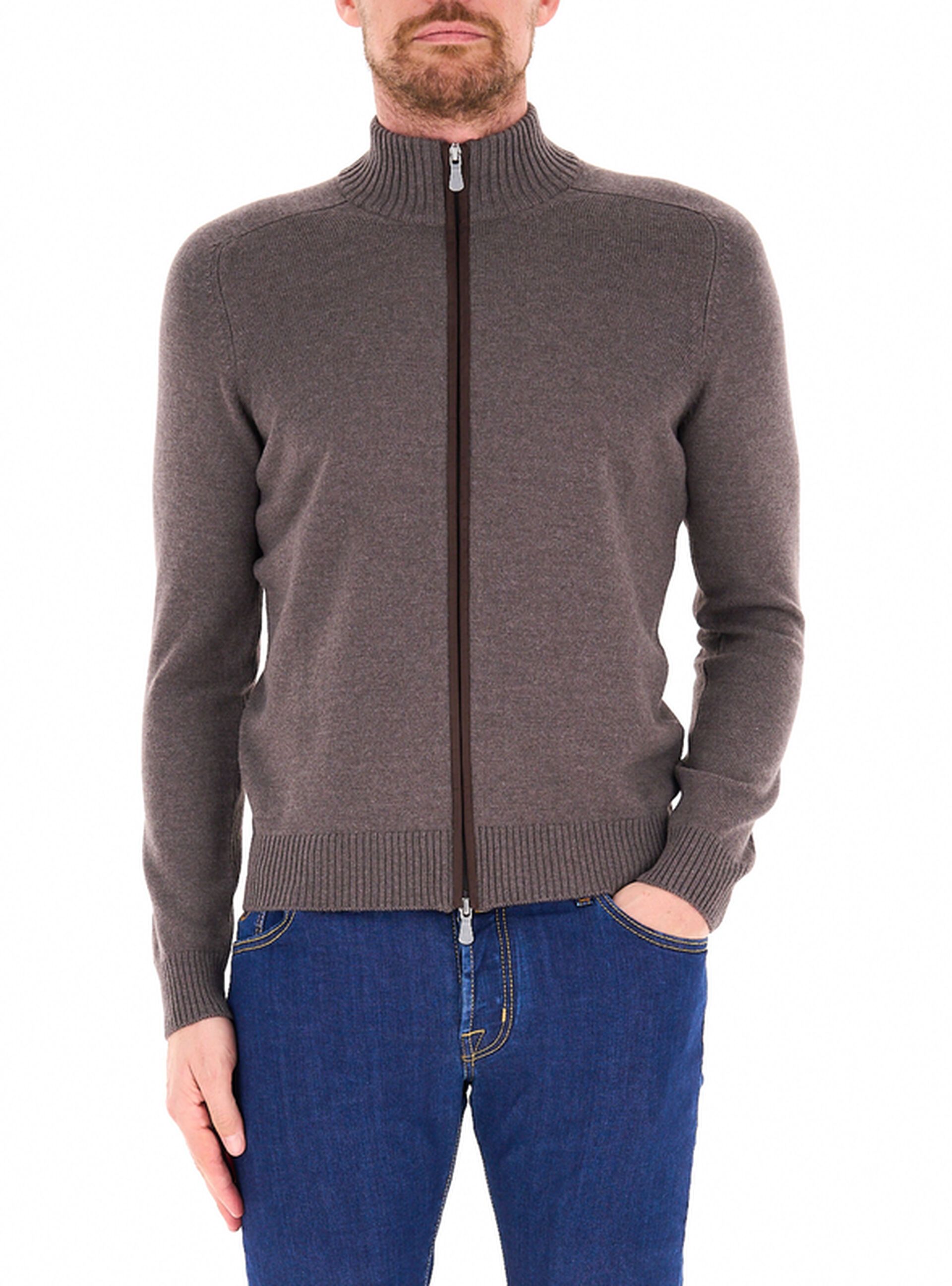 Cardigan con toppe