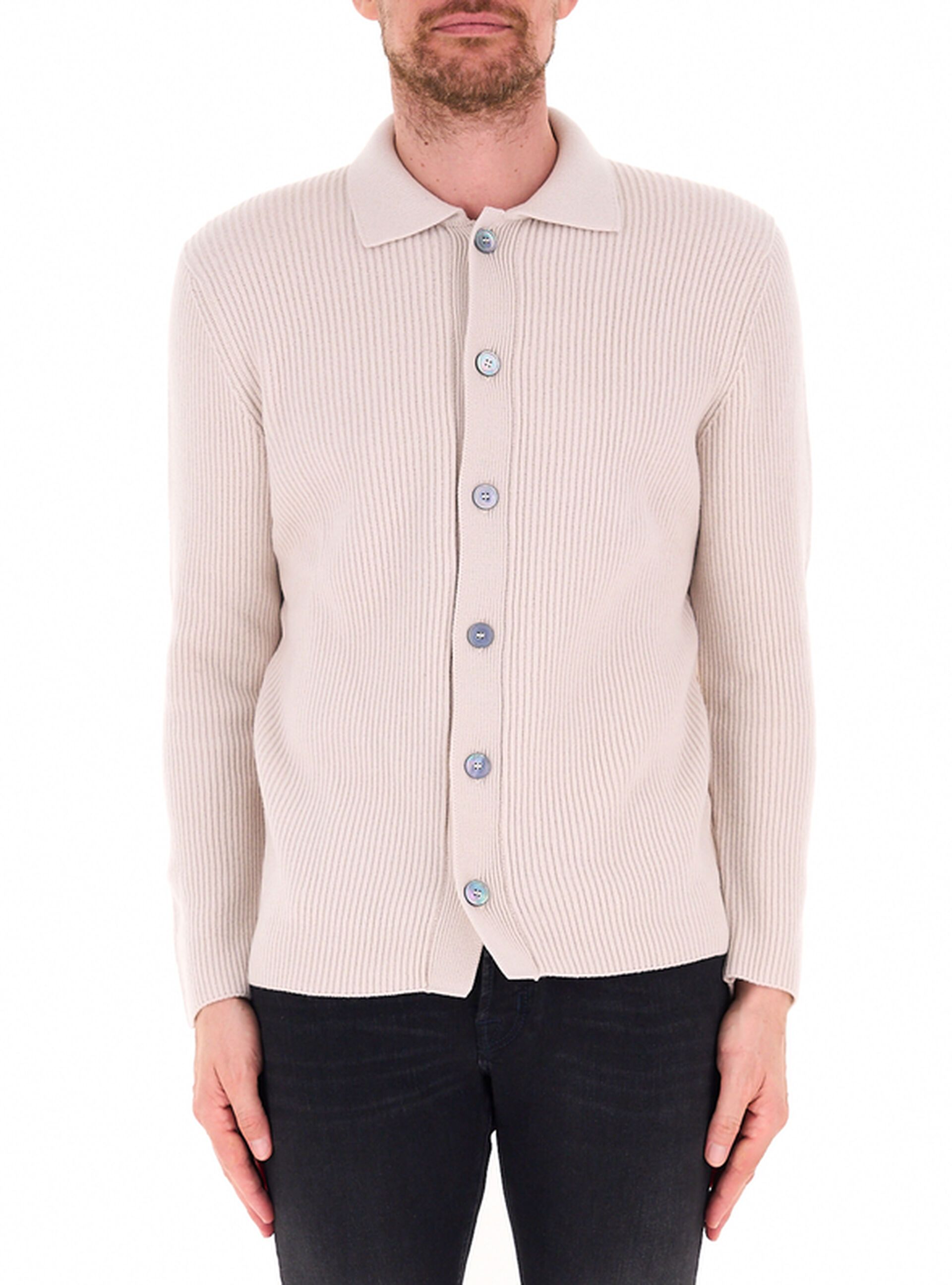 Cardigan misto lana