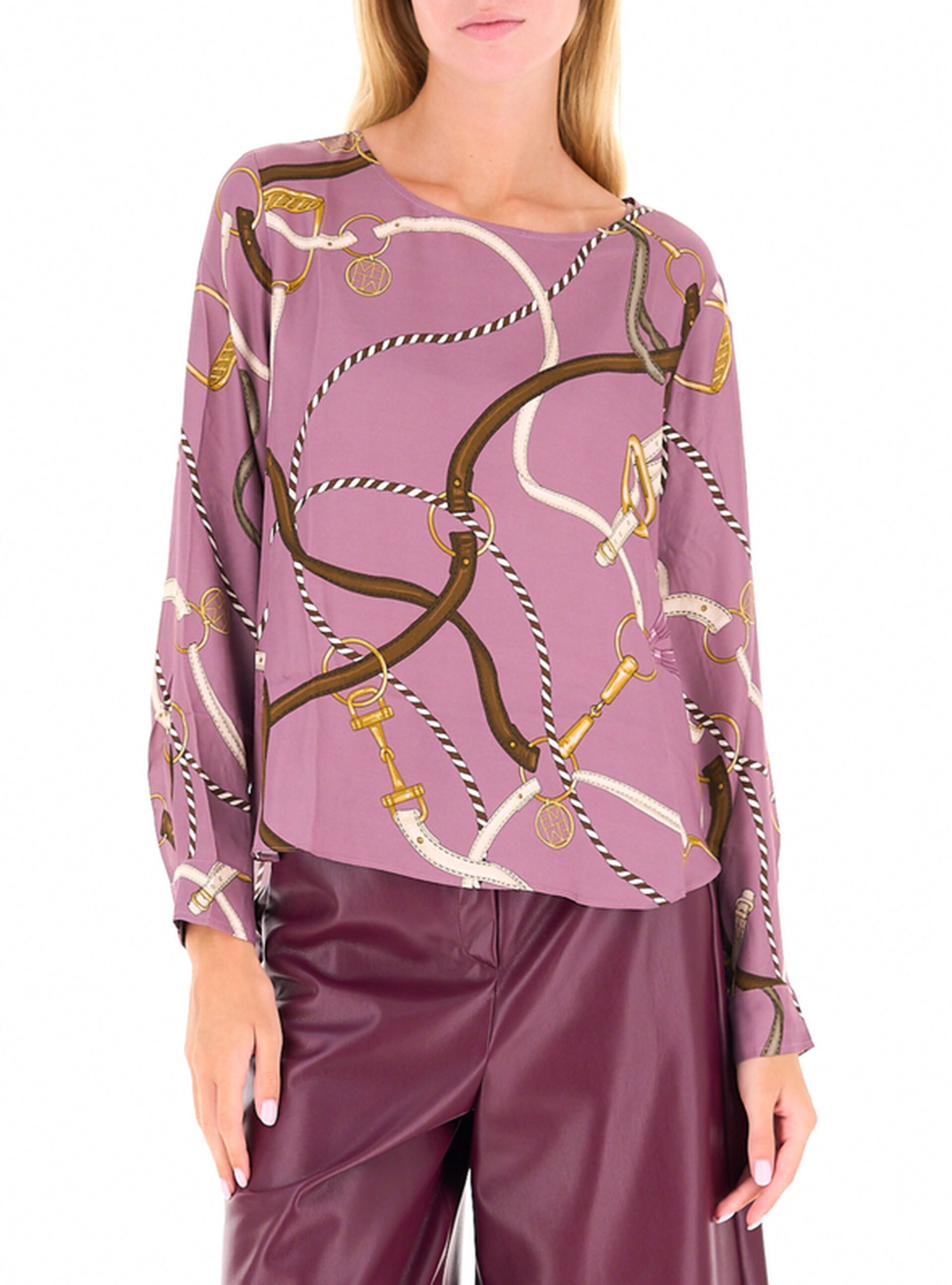 Blusa in satin