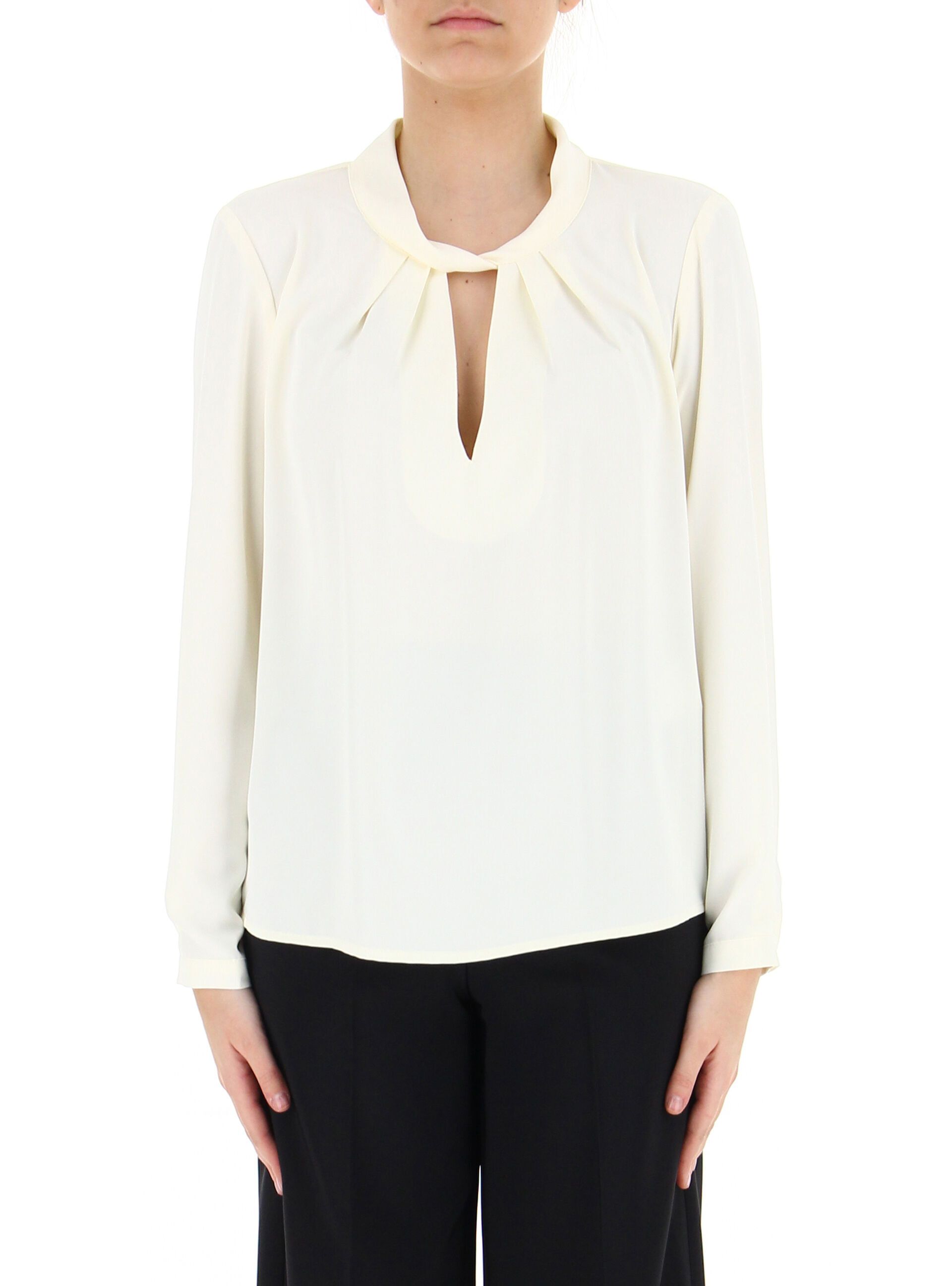 Blusa maniche lunghe