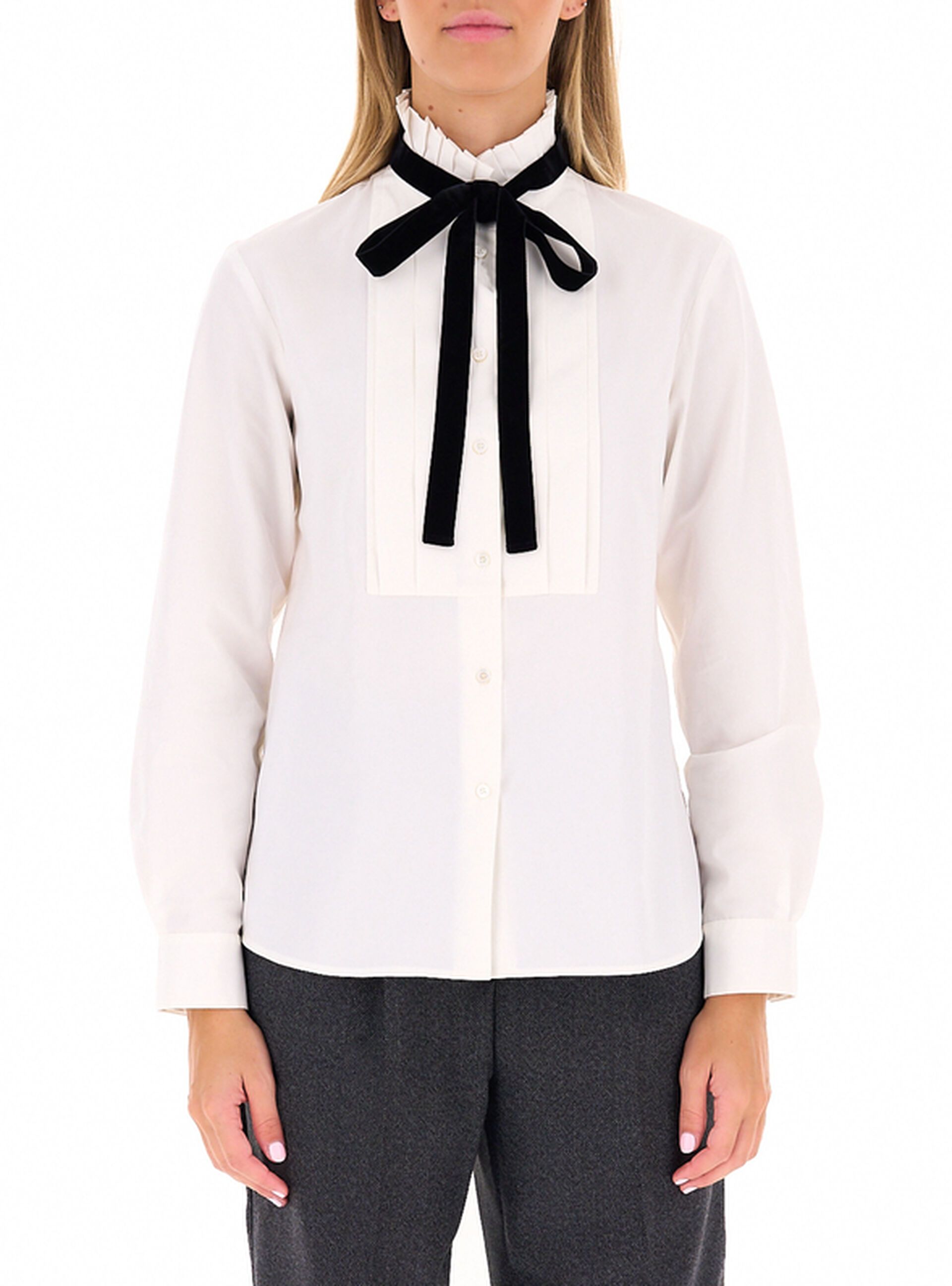 Camicia con fiocco