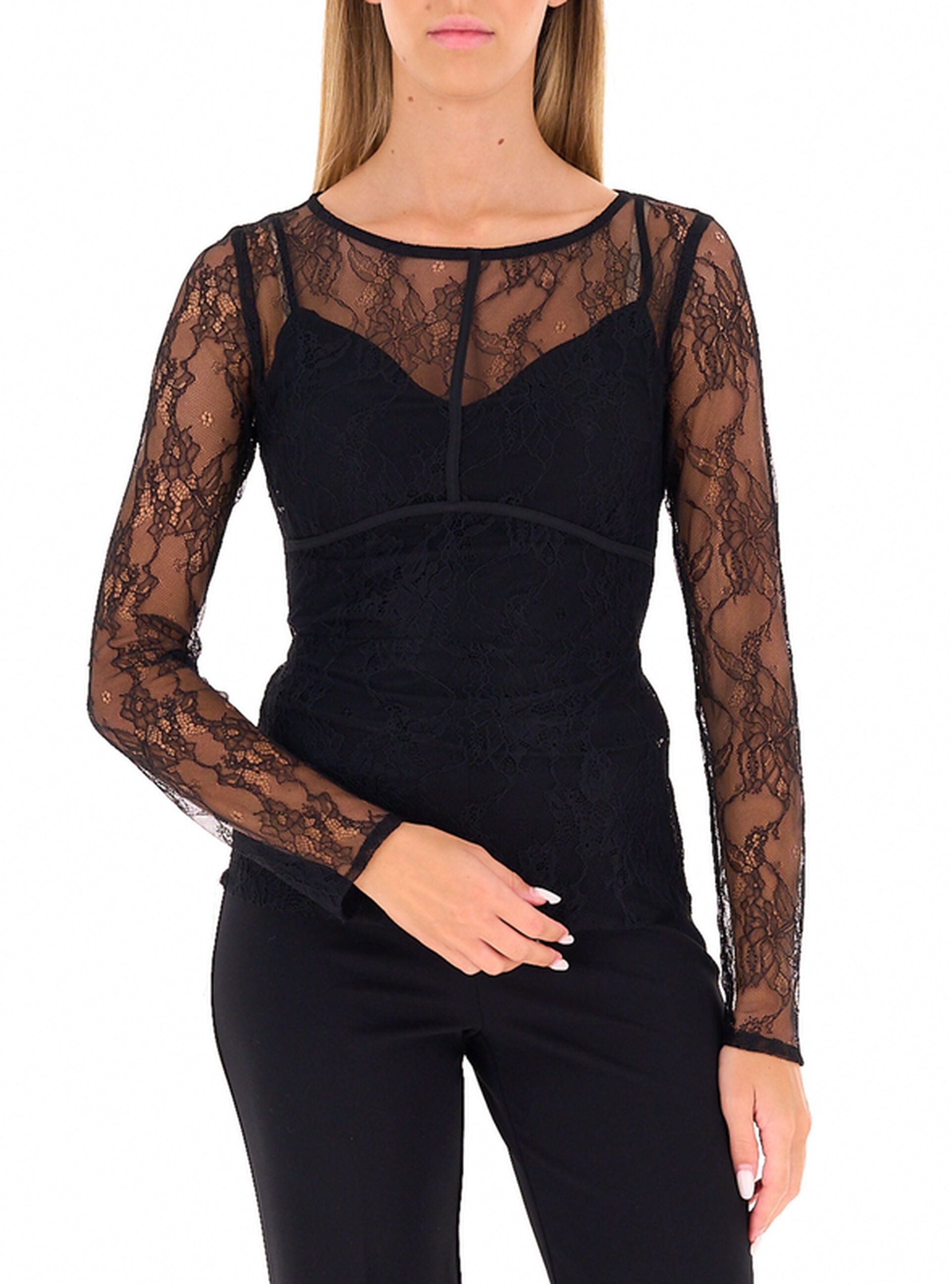 Blusa in pizzo