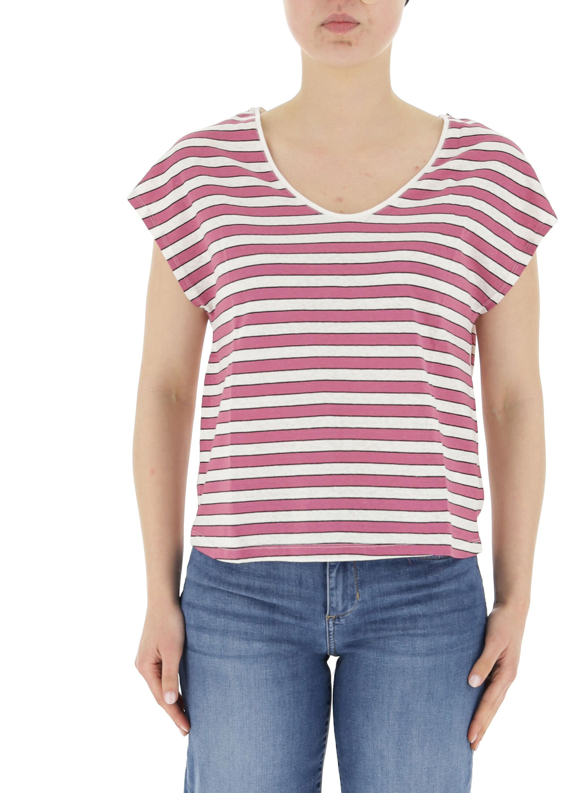 T-shirt misto lino